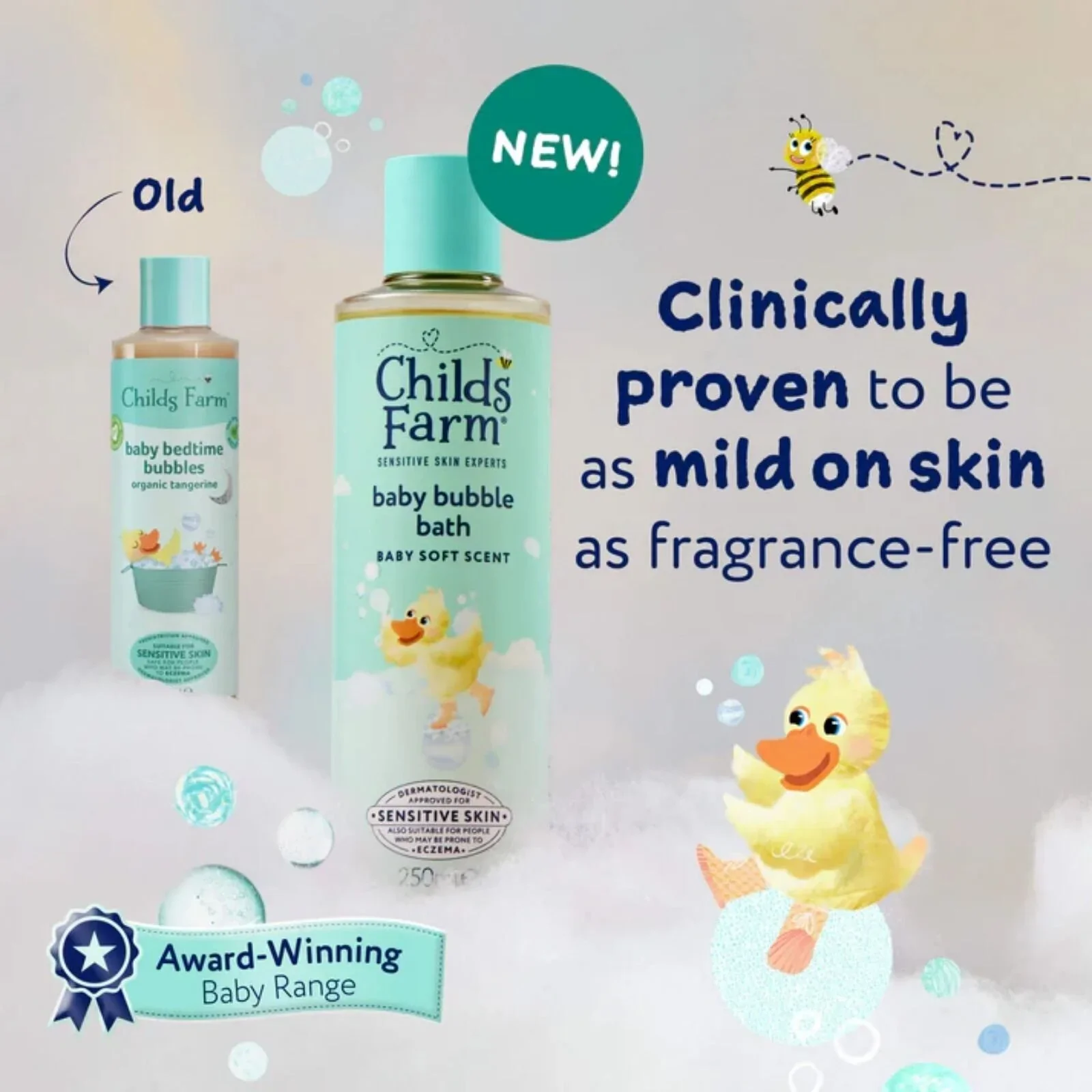 Childs Farm Baby Bubble Bath 250ml - Image 2