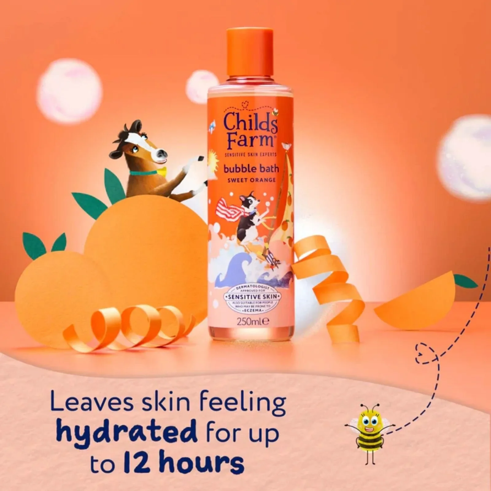 Childs Farm Bubble Bath 250ml - Sweet Orange - Image 5