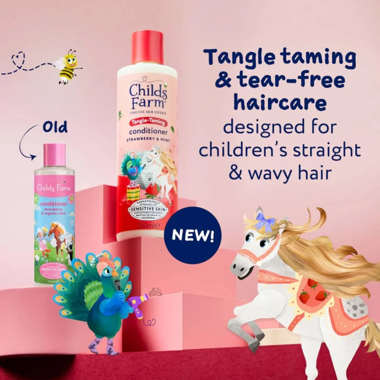 Childs Farm Conditioner 250ml - Strawberry & Mint - Image 2