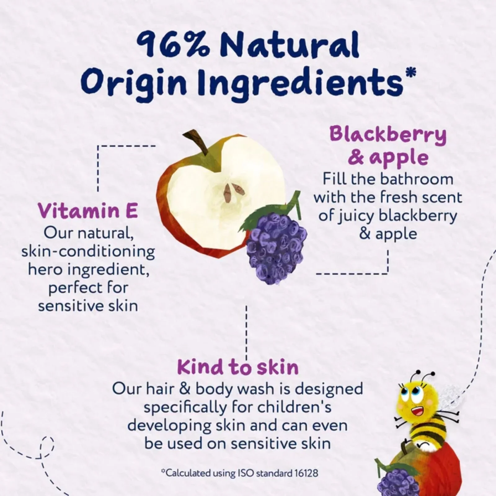 Childs Farm Hair & Body Wash 250ml - Blackberry & Apple - Image 4