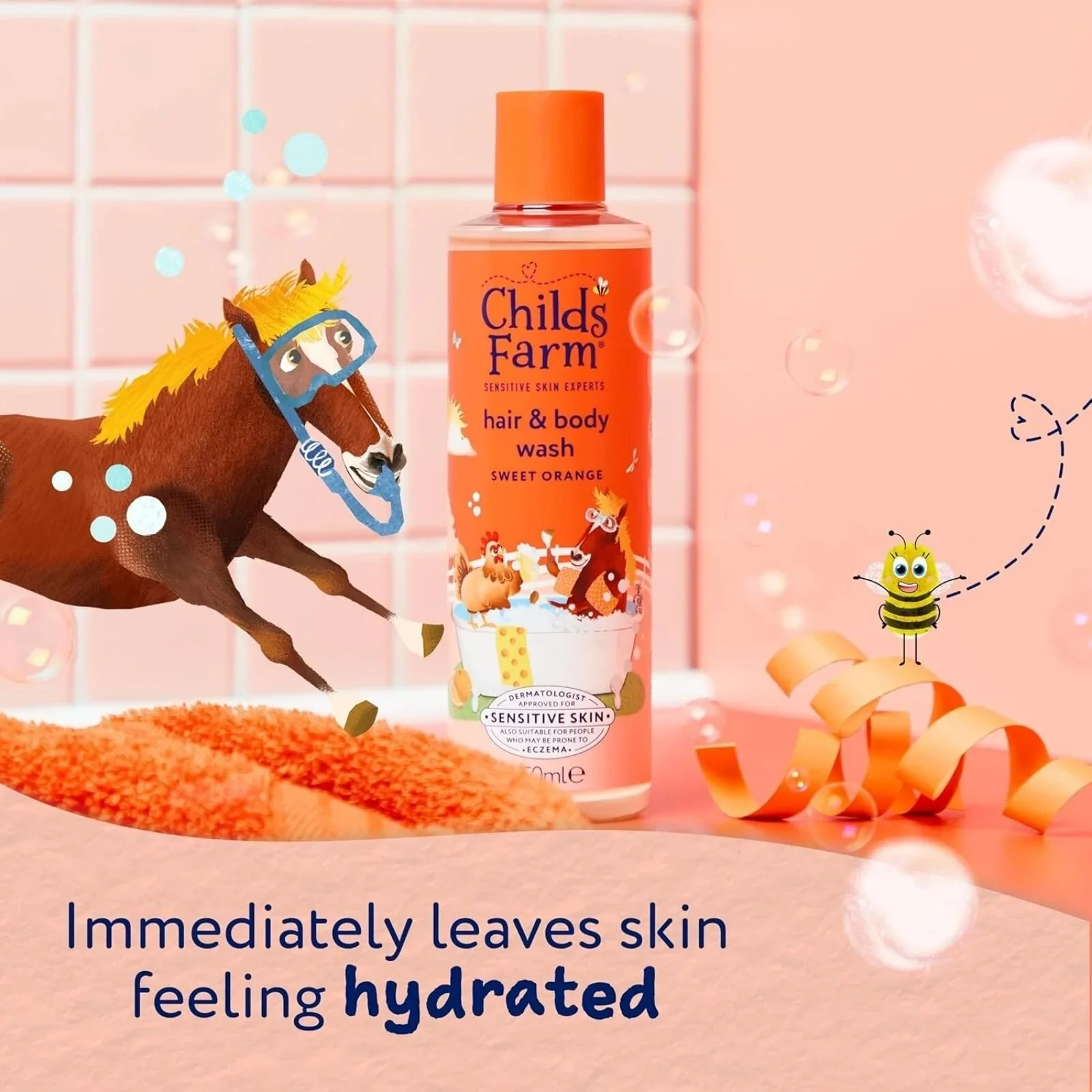 Childs Farm Hair & Body Wash 250ml - Sweet Orange - Image 4