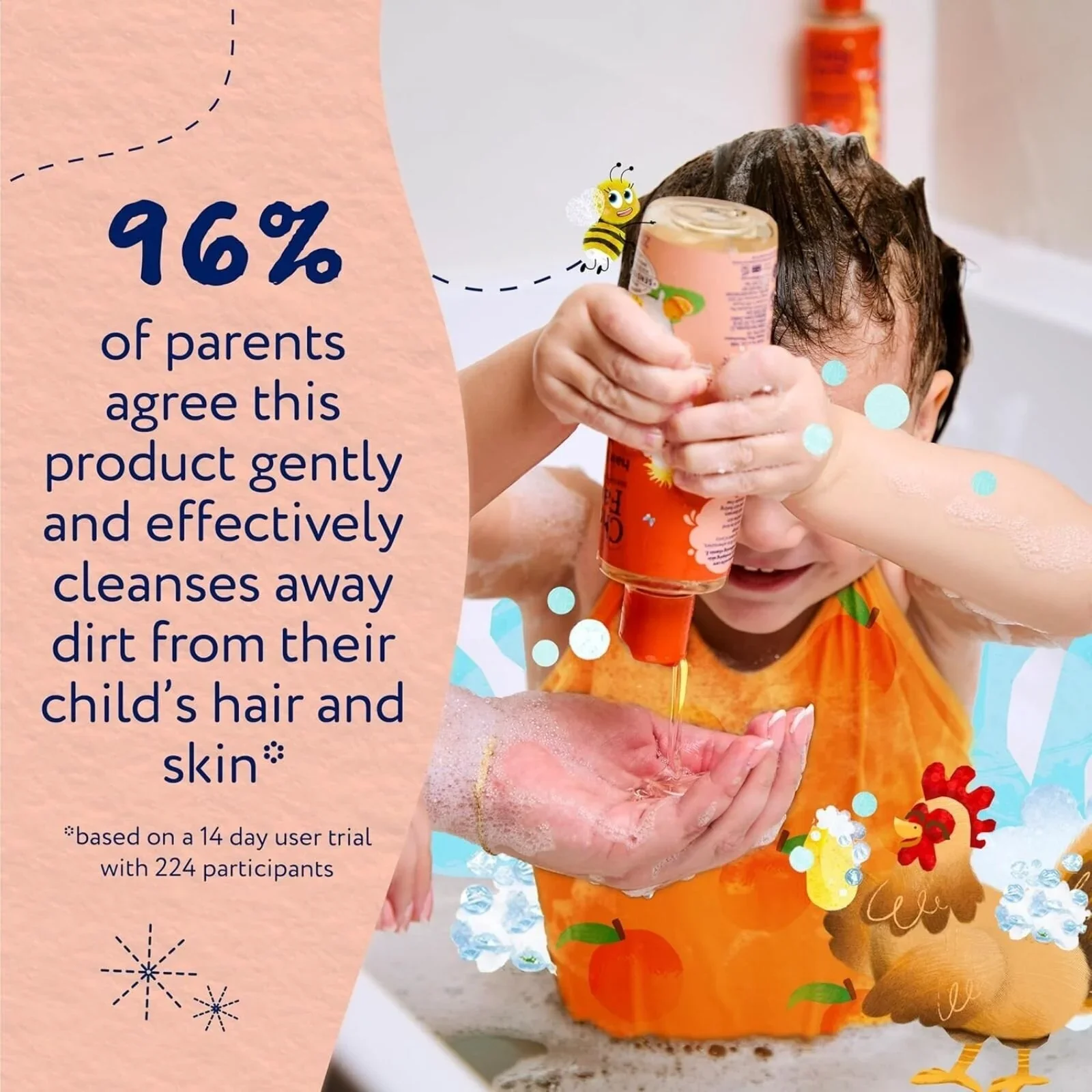 Childs Farm Hair & Body Wash 250ml - Sweet Orange - Image 6