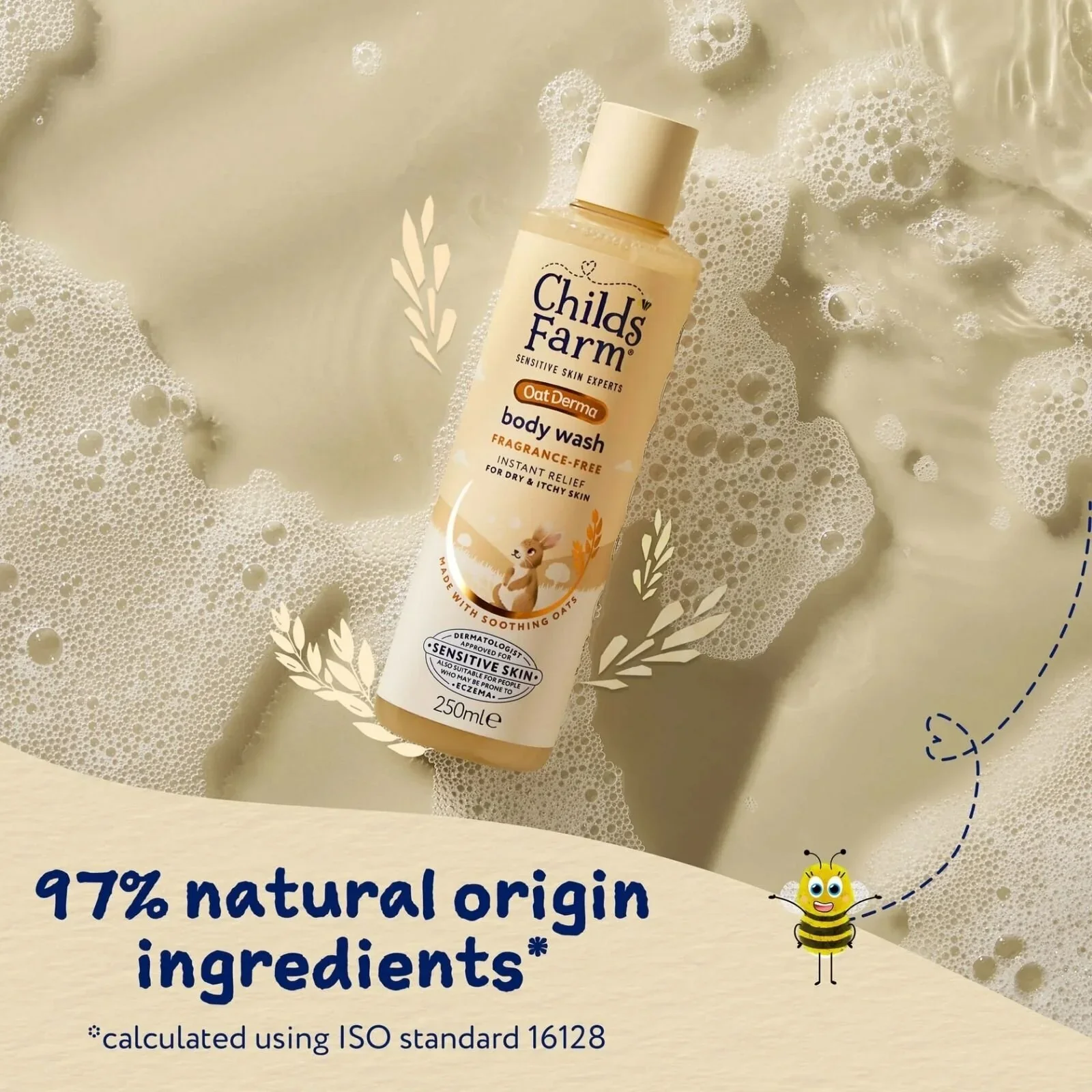 Childs Farm Oatderma Body Wash 250ml - Image 4