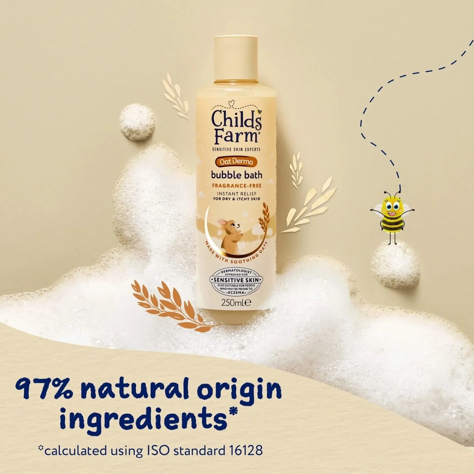 Childs Farm Oatderma Bubble Bath 250ml - Image 4