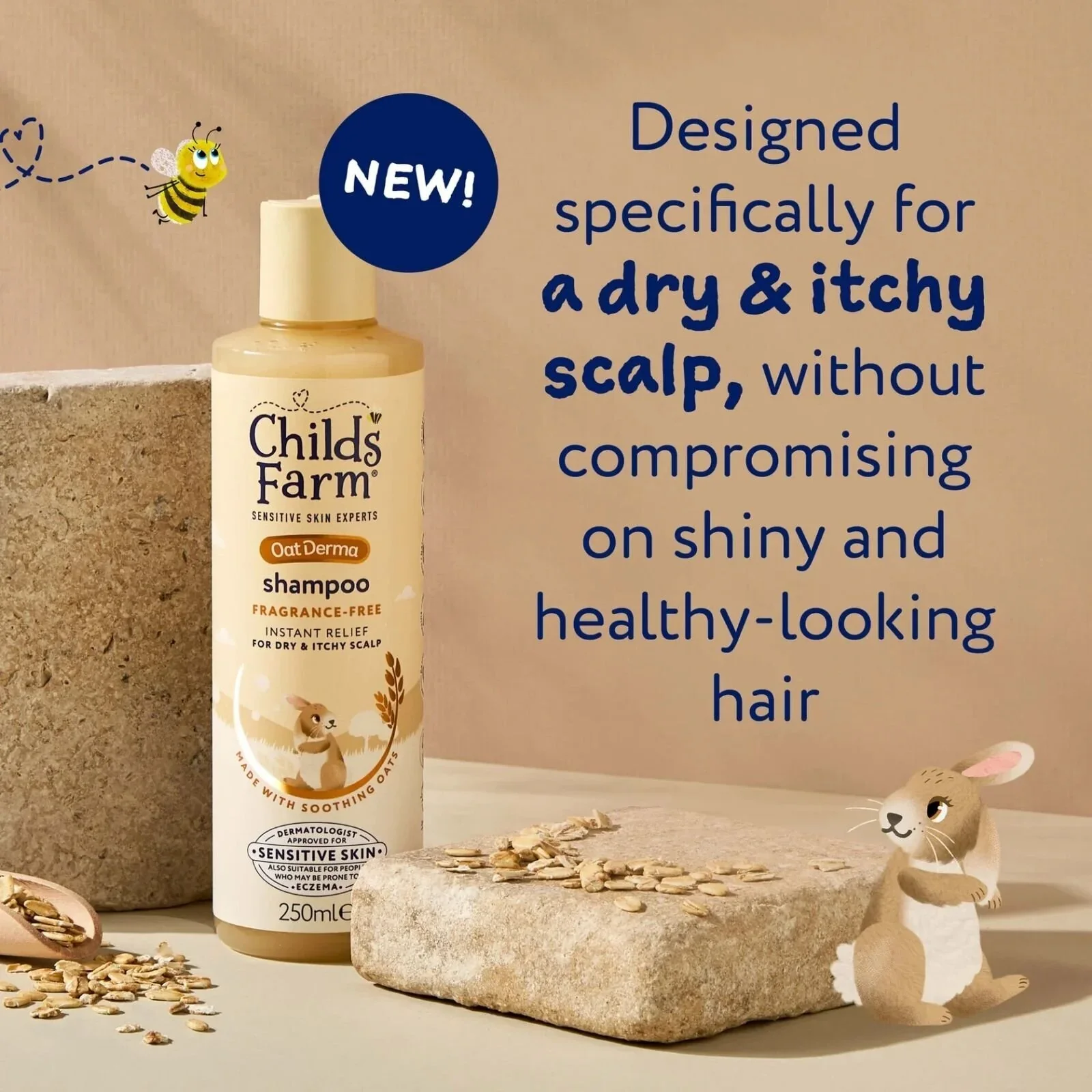 Childs Farm Oatderma Shampoo 250ml - Image 2