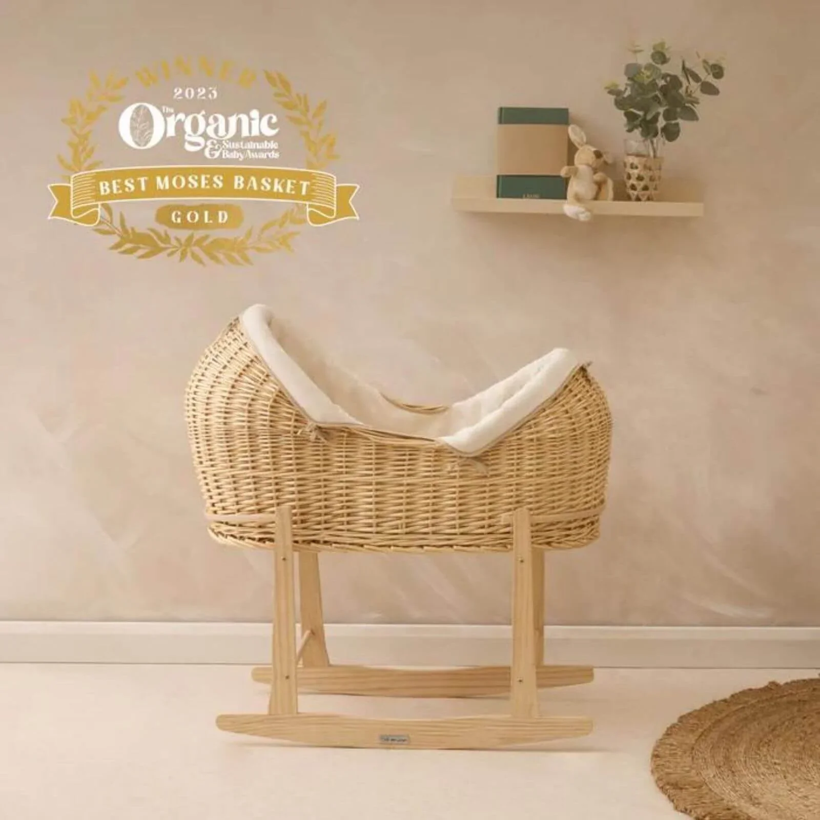 Clair De Lune Organic Natural Noah Pod - Cream - Image 5