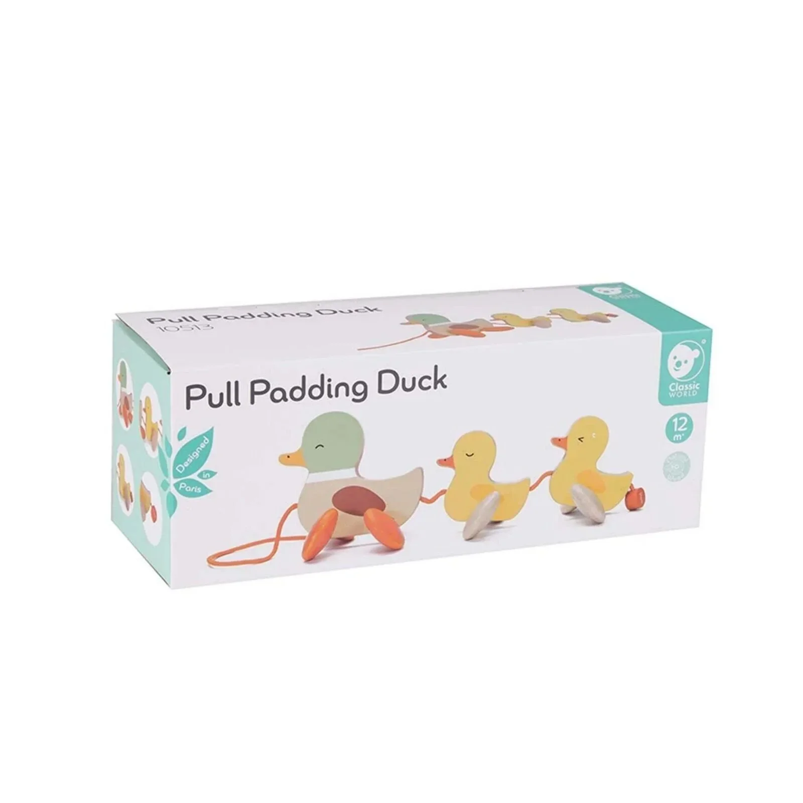 Classic World Paddling Pull Along Duck - Image 2
