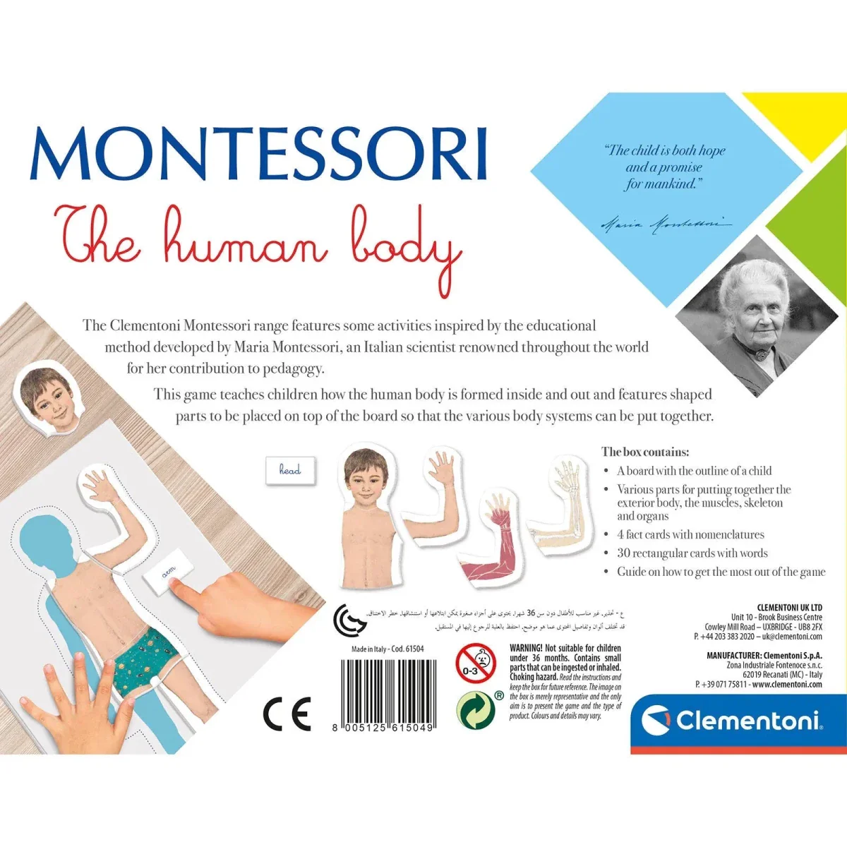 Clementoni Montessori - Human Body - Image 5