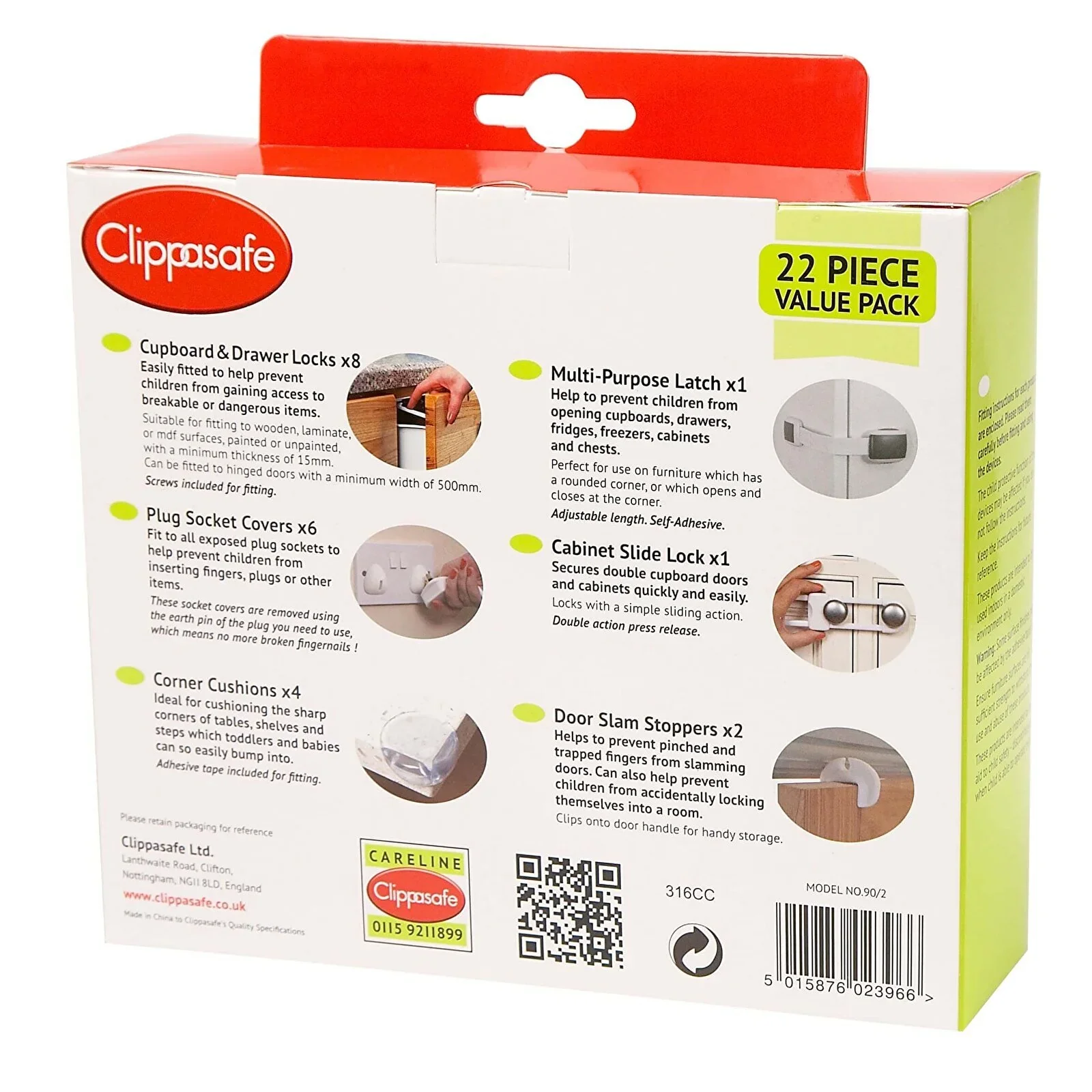 Clippasafe Home Safety Starter Pack 22 pcs - Image 3