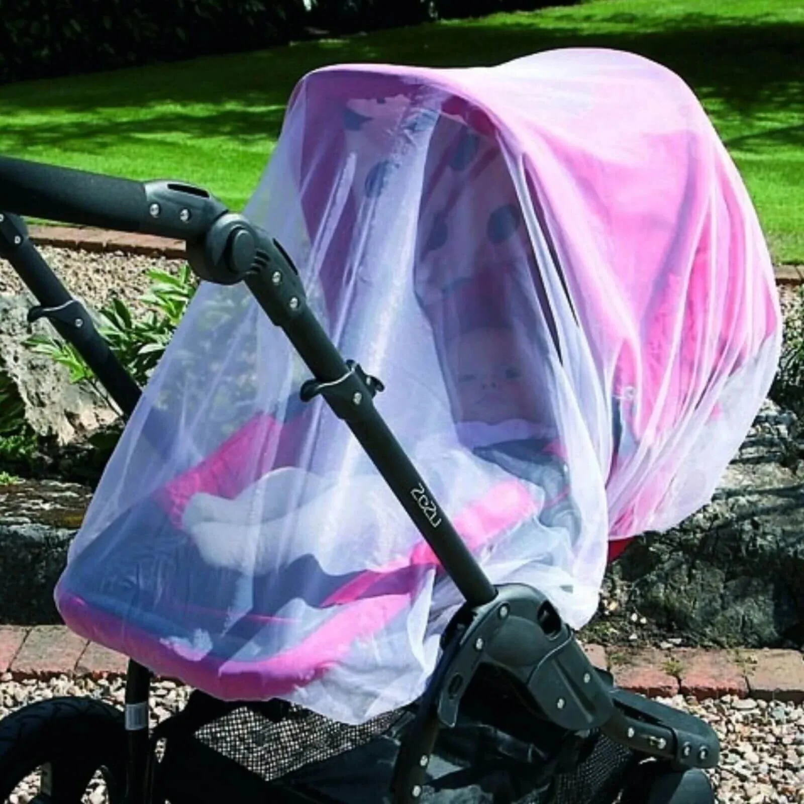 Clippasafe Pram Insect Net White Universal - Image 2