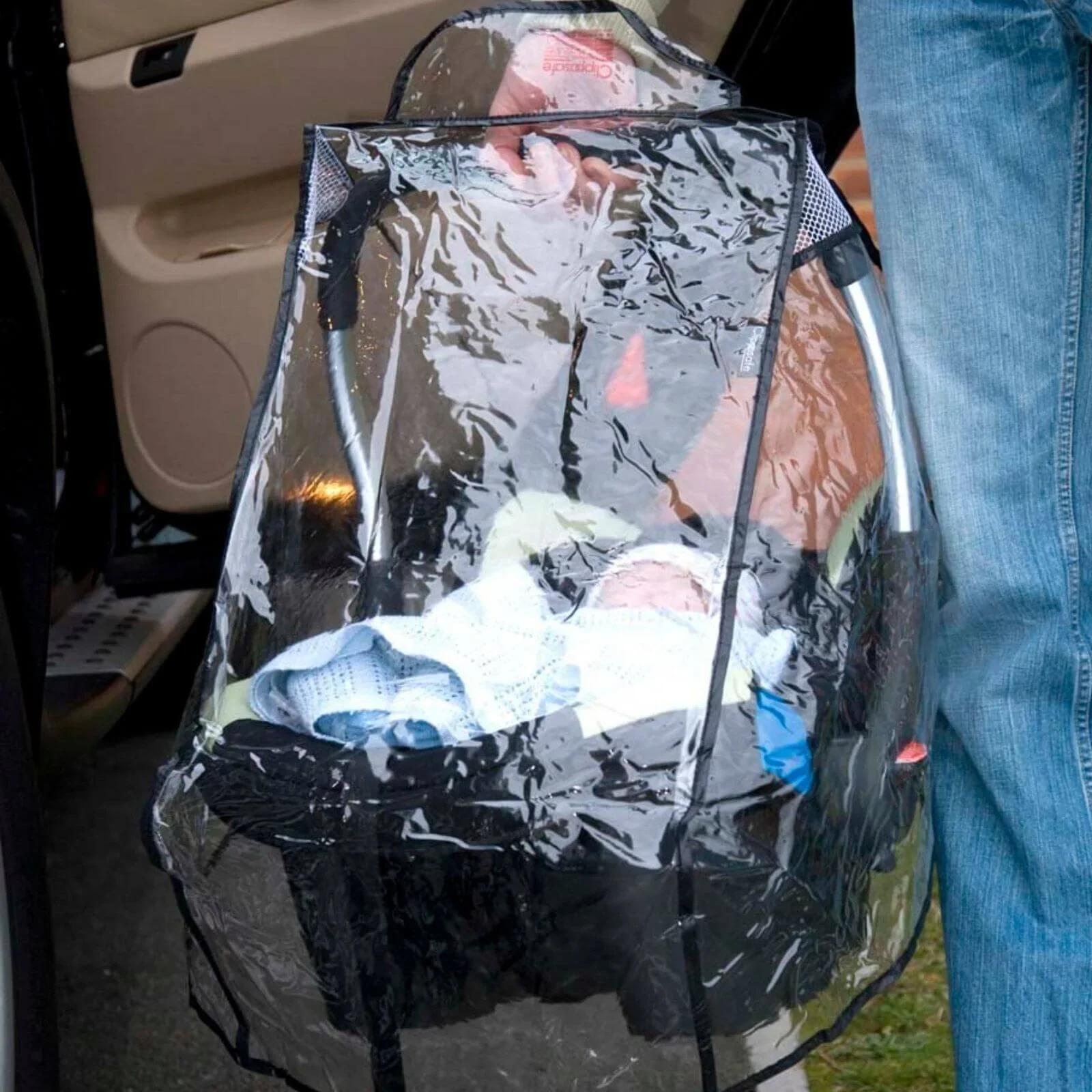Clippasafe PVC Rain Cover for Infant Car Seat - Image 3