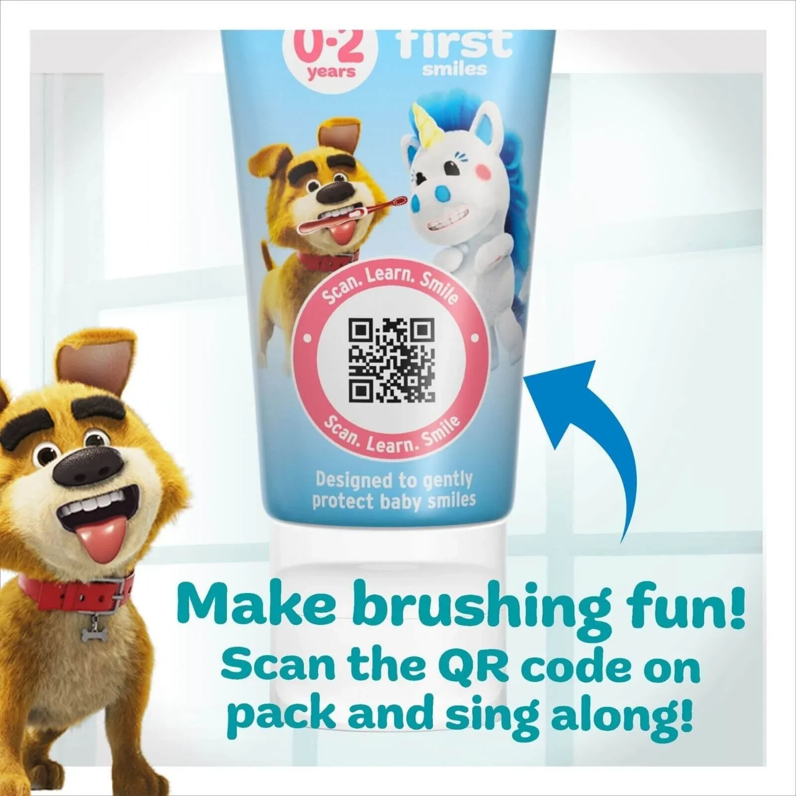 Colgate Kids Strawberry Flavour Baby Toothpaste 0-2 years 50ml - Image 4