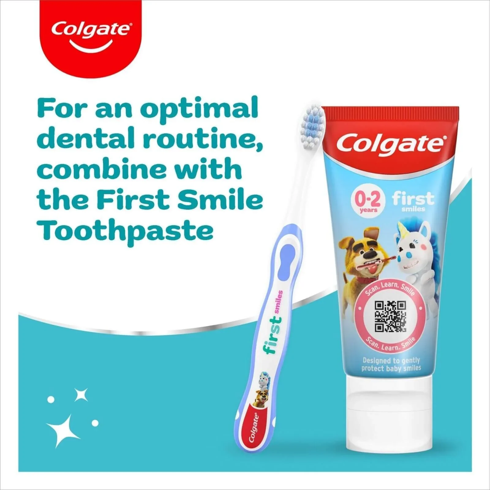 Colgate Kids Strawberry Flavour Baby Toothpaste 0-2 years 50ml - Image 5