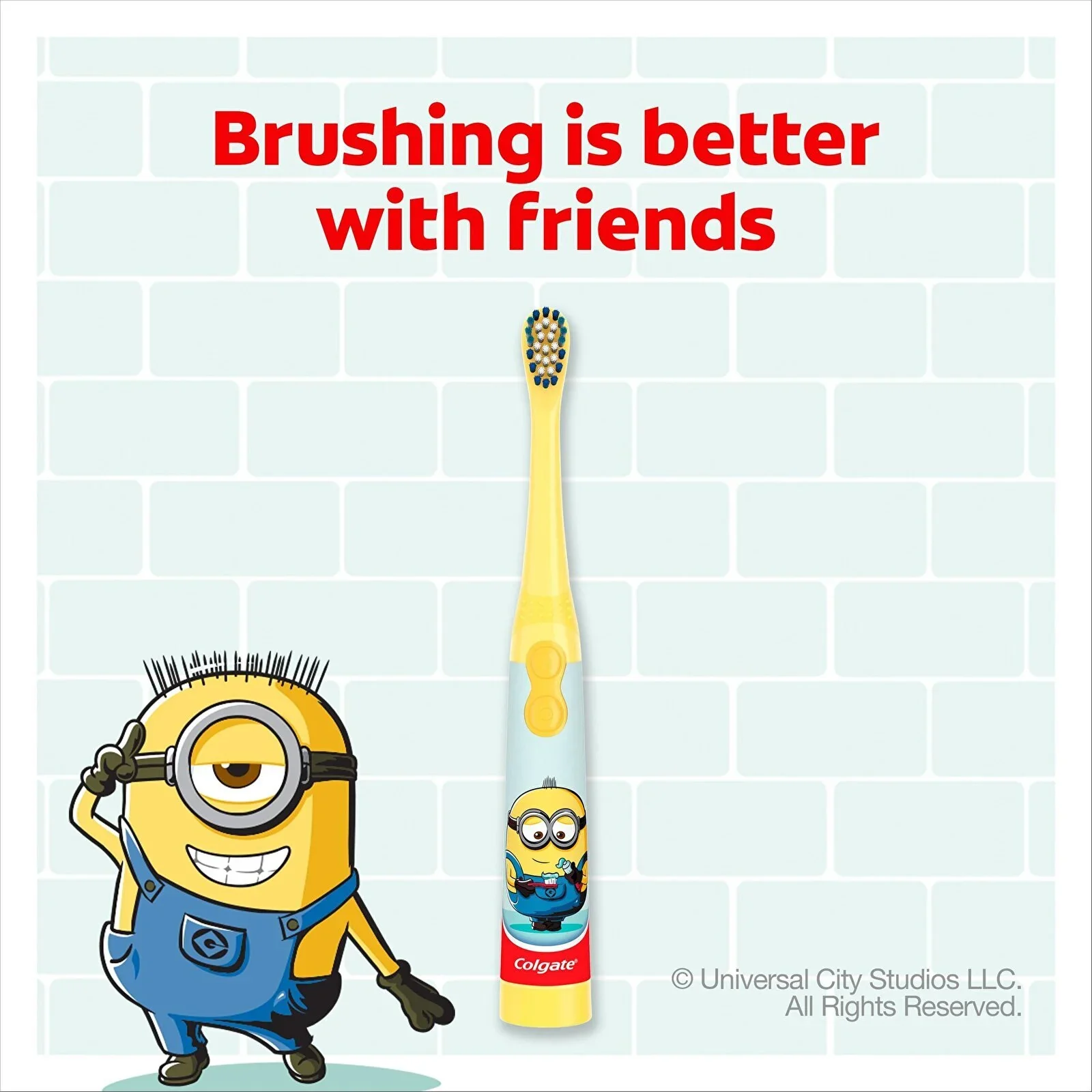 Colgate Minions Extra Soft Battery Toothbrush 3+ years - Image 4