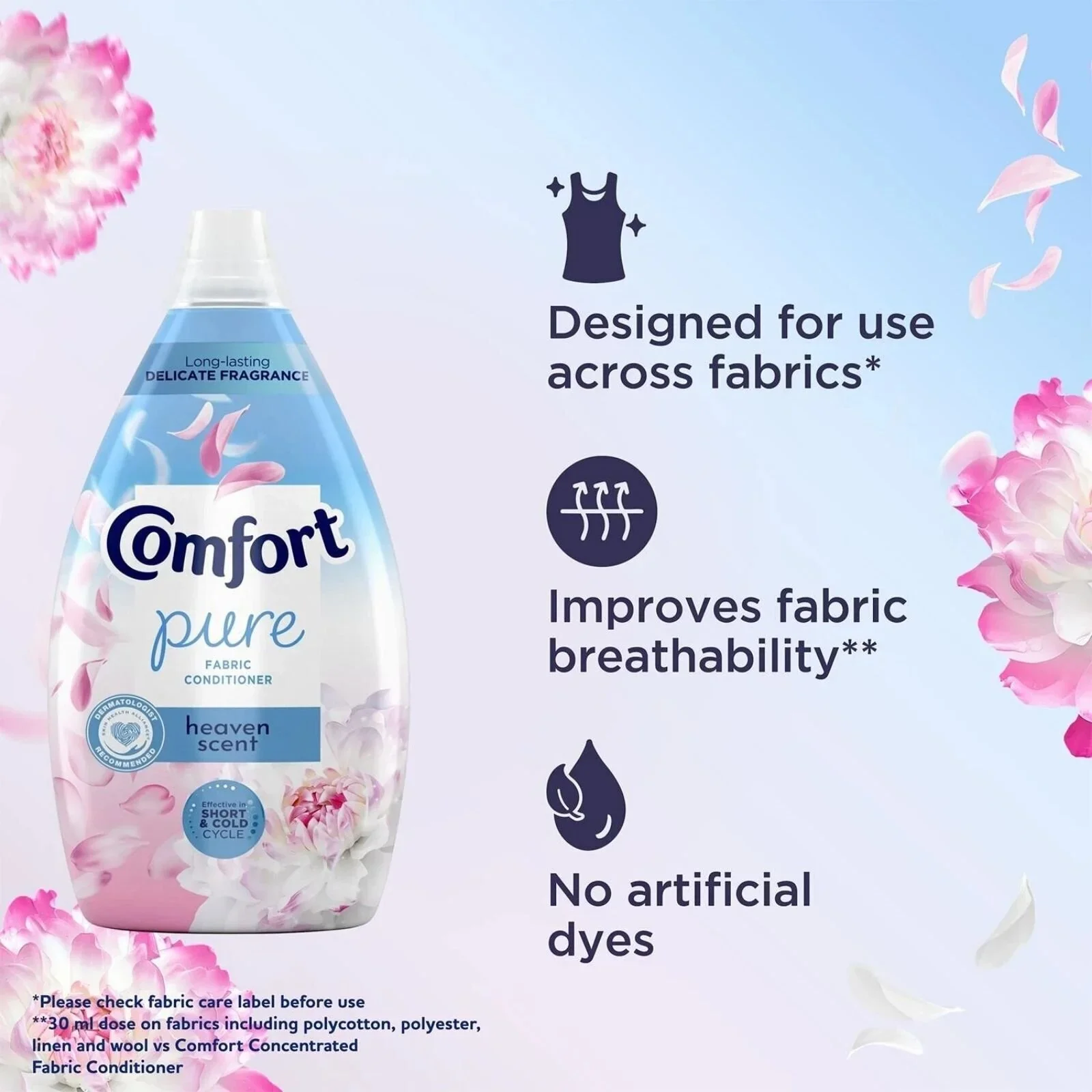 Comfort Fabric Conditioner Heaven Scent 86 Washes - Image 2