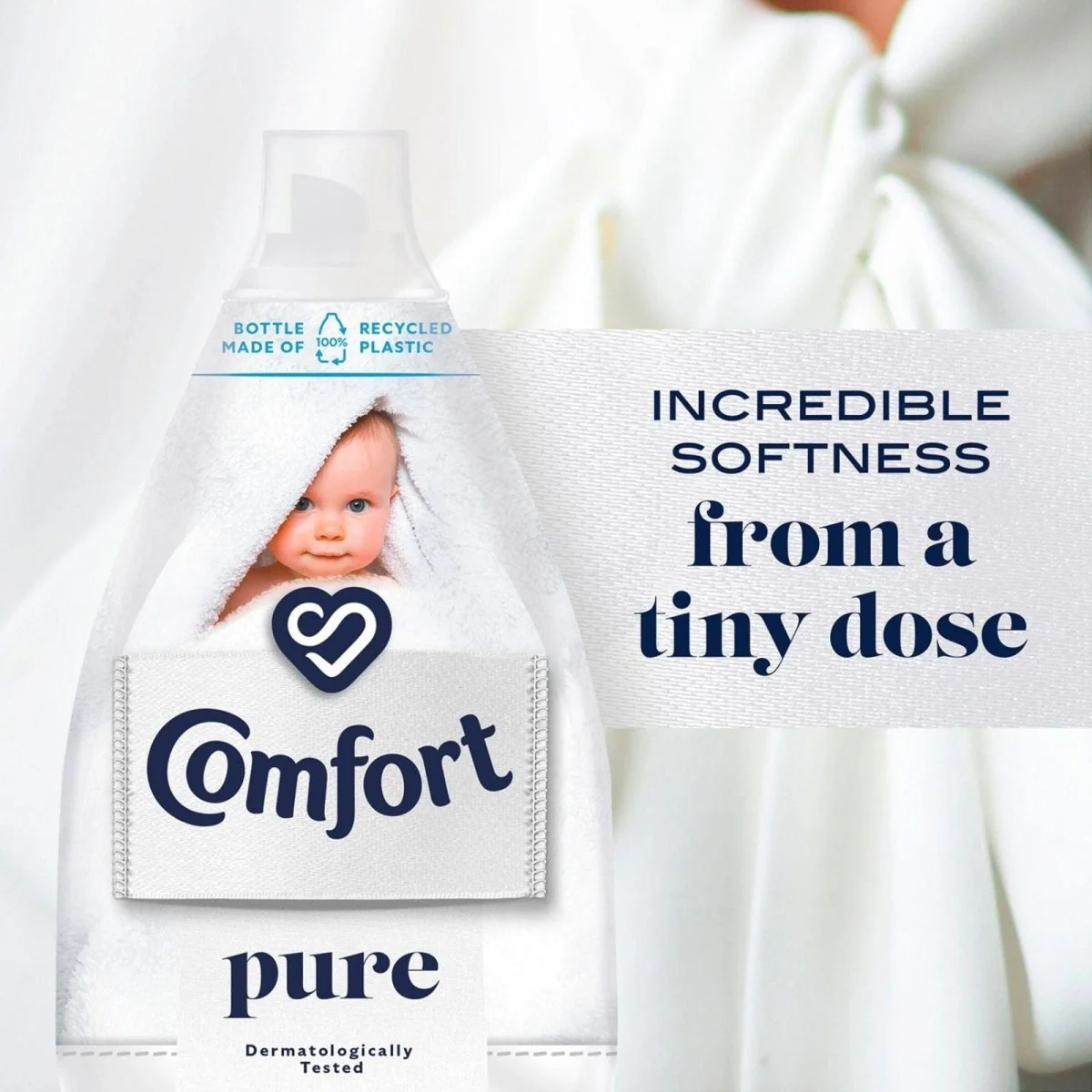 Comfort Pure Fabric Conditioner Ultimate Care 58 Washes 870ml - Image 5