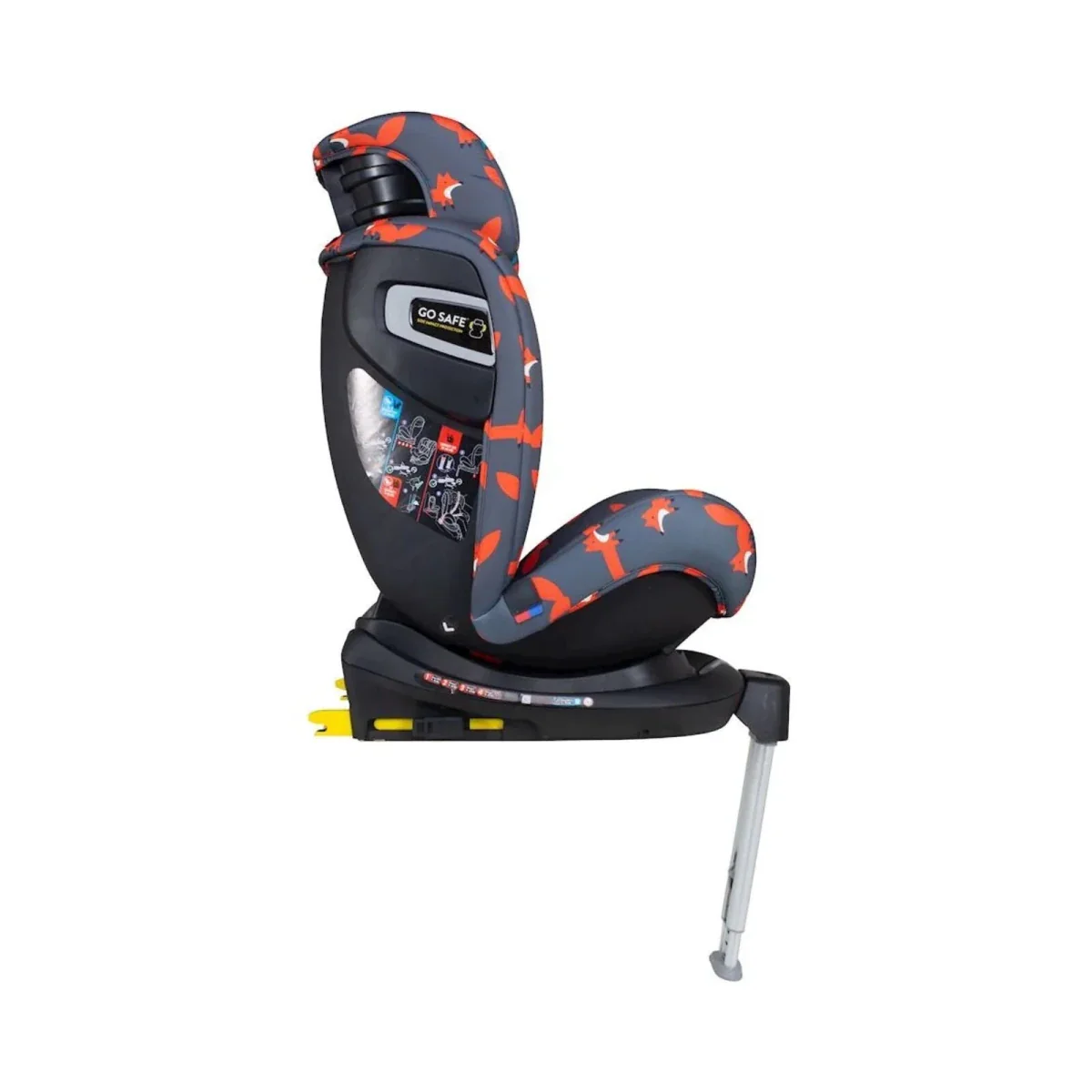 Cosatto All in All 360 Rotate i-Size Car Seat - Charcoal Mister Fox - Image 10
