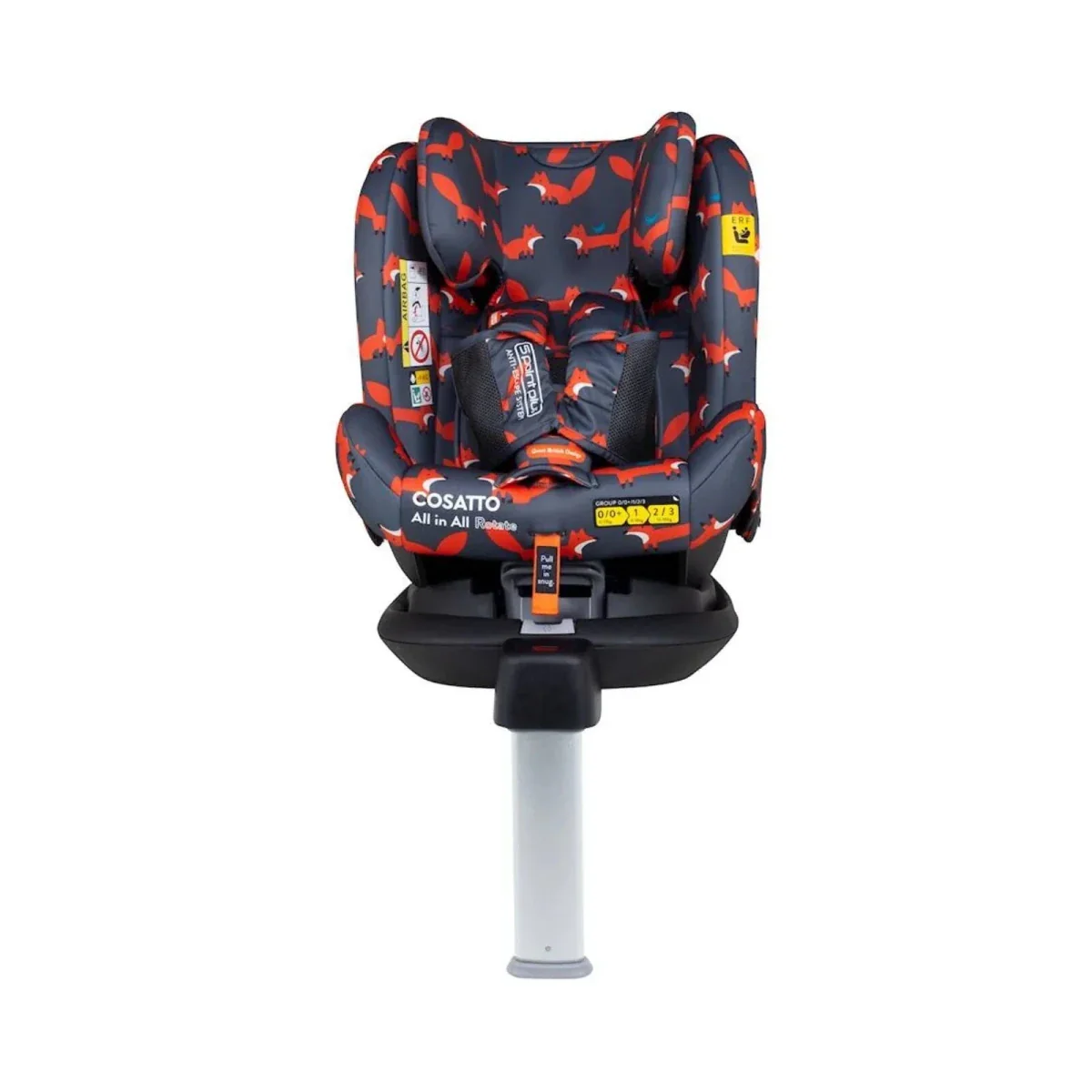 Cosatto All in All 360 Rotate i-Size Car Seat - Charcoal Mister Fox - Image 11