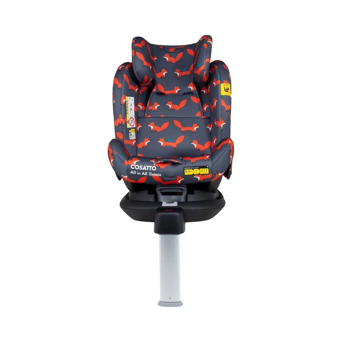 Cosatto All in All 360 Rotate i-Size Car Seat - Charcoal Mister Fox - Image 12
