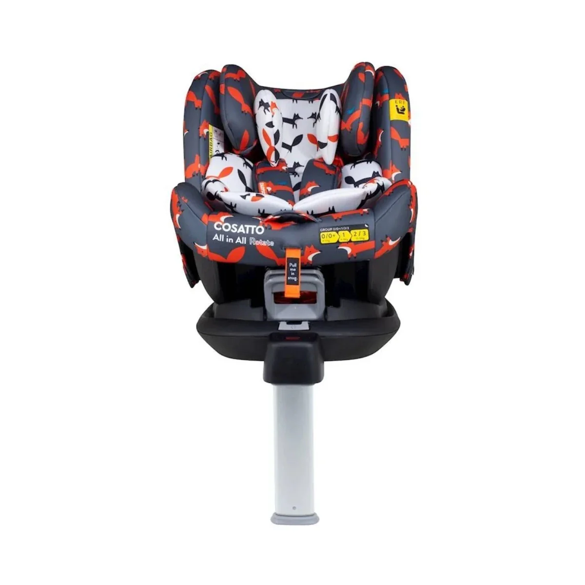 Cosatto All in All 360 Rotate i-Size Car Seat - Charcoal Mister Fox - Image 2