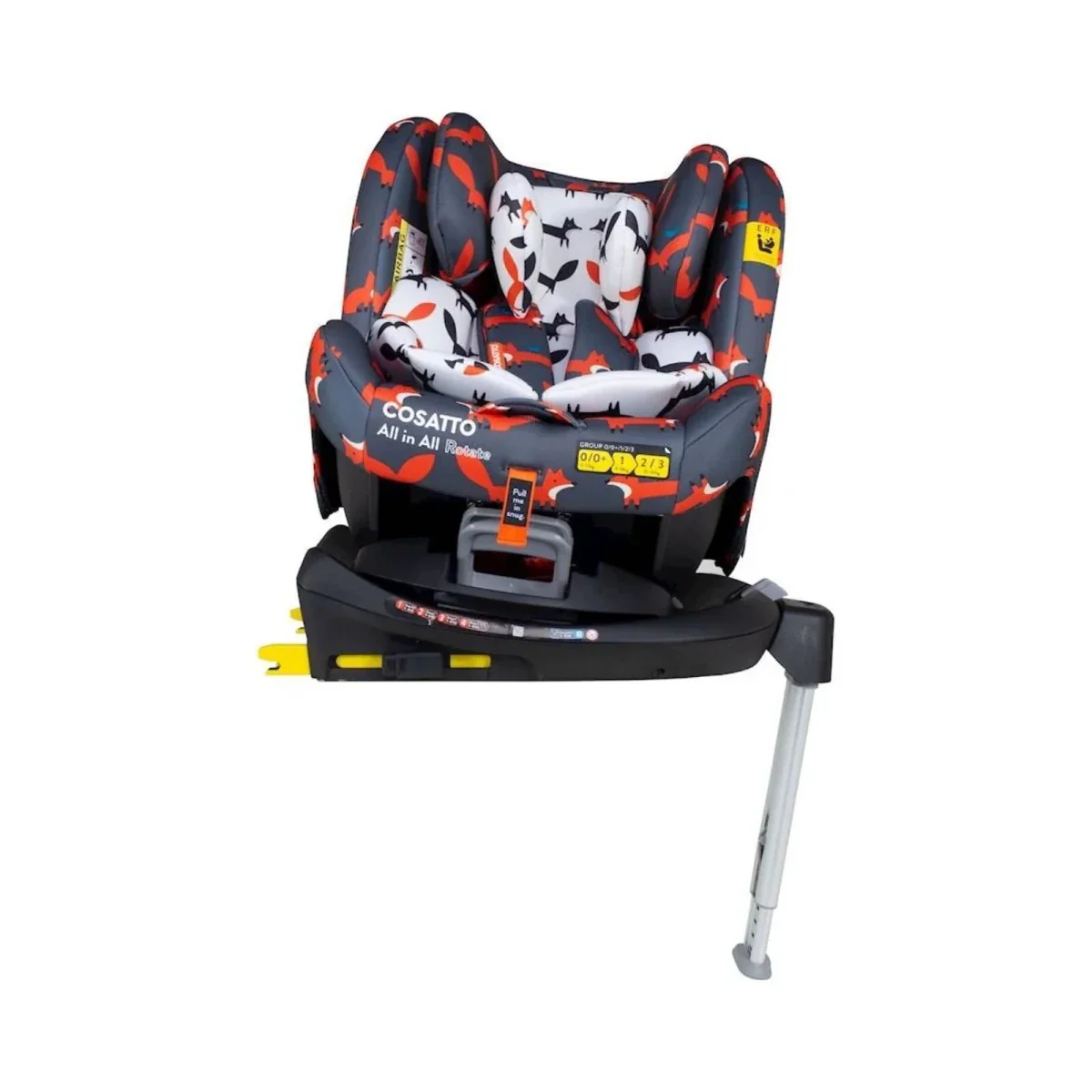 Cosatto All in All 360 Rotate i-Size Car Seat - Charcoal Mister Fox - Image 3