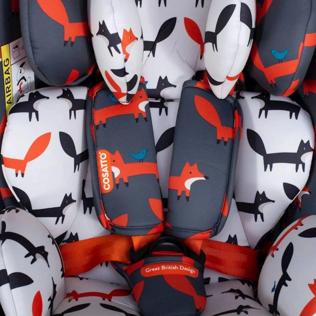 Cosatto All in All 360 Rotate i-Size Car Seat - Charcoal Mister Fox - Image 5