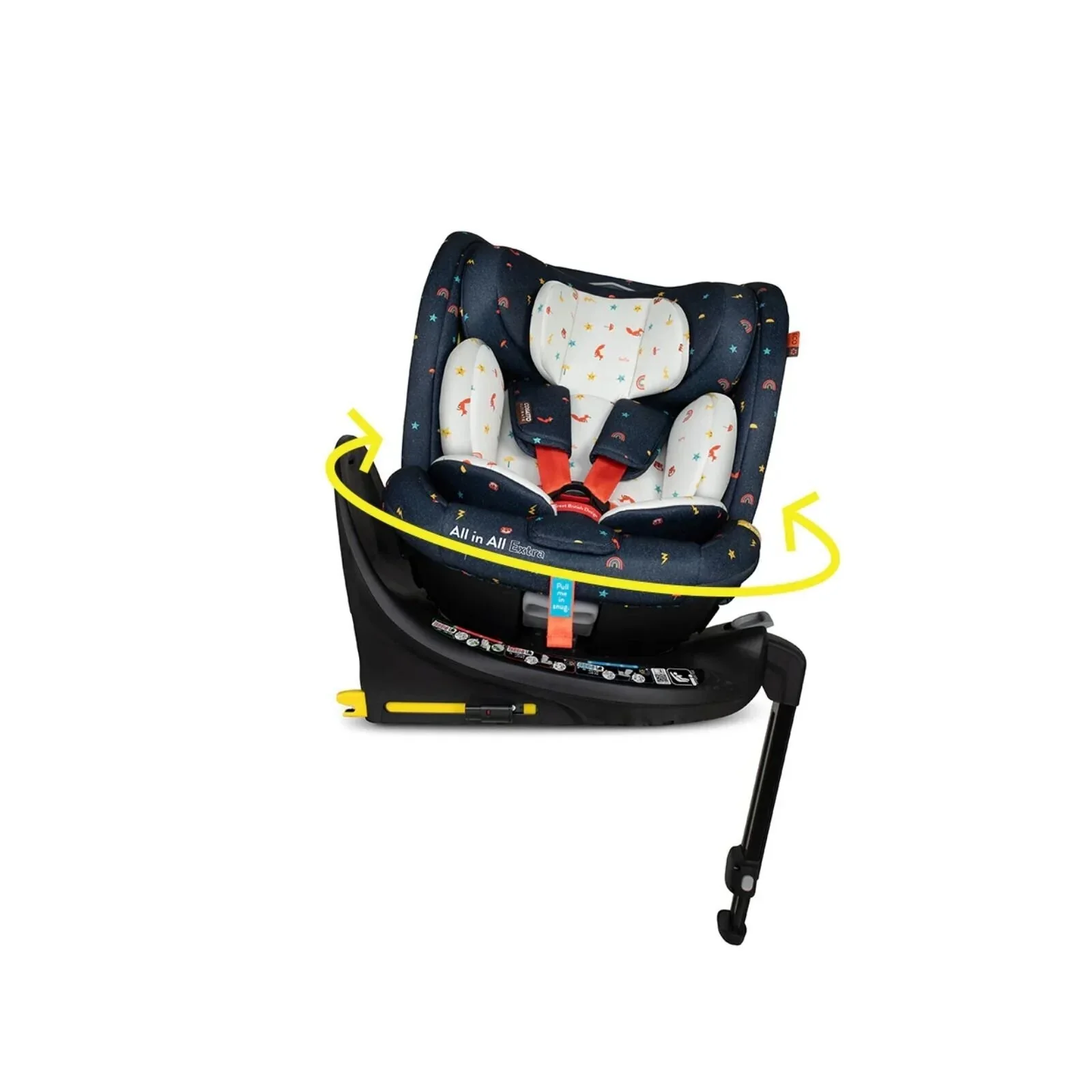 Cosatto All in All Extra i-Size 360 Car Seat - Doodle Days - Image 3