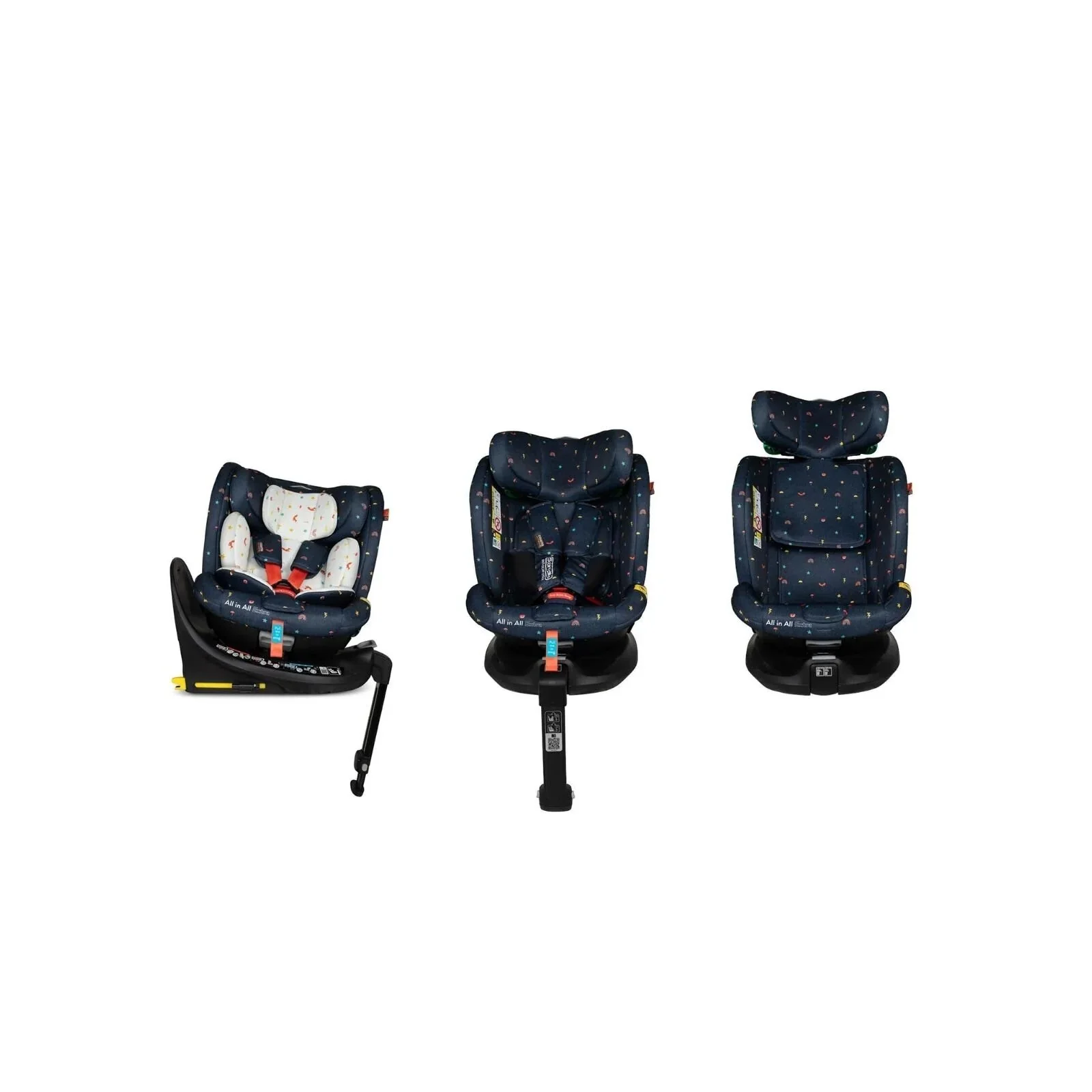 Cosatto All in All Extra i-Size 360 Car Seat - Doodle Days - Image 4