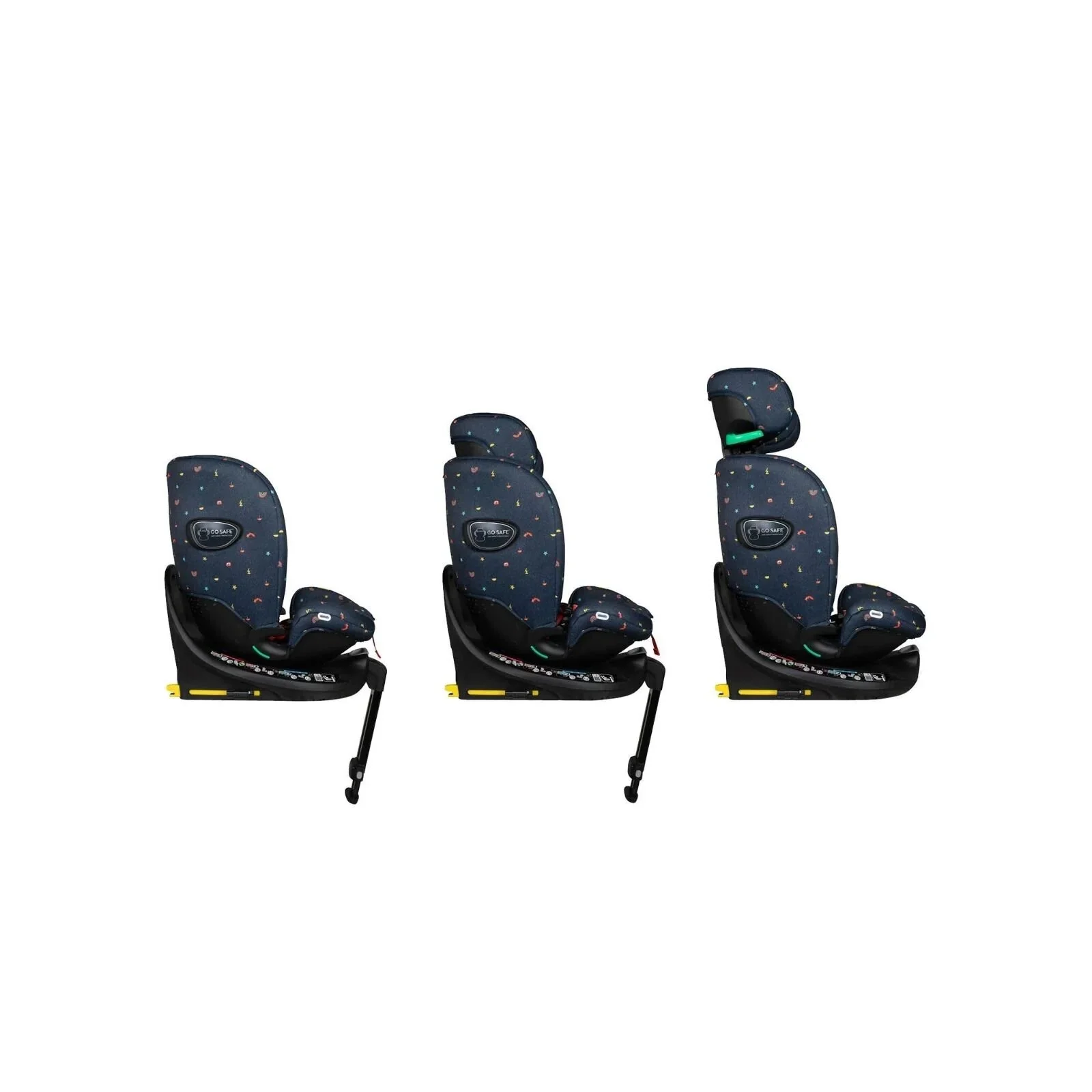 Cosatto All in All Extra i-Size 360 Car Seat - Doodle Days - Image 6