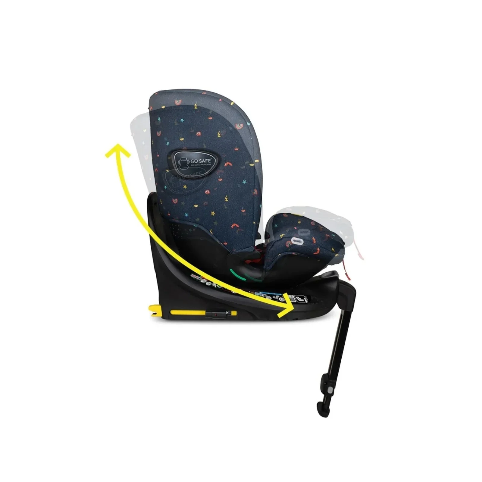 Cosatto All in All Extra i-Size 360 Car Seat - Doodle Days - Image 8