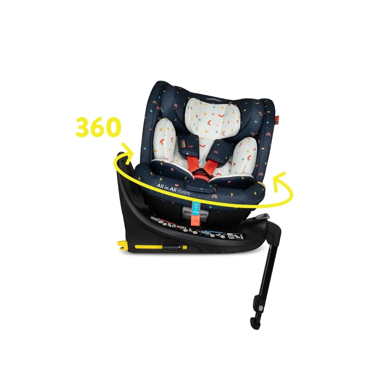 Cosatto All in All Extra i-Size 360 Car Seat - Doodle Days - Image 9