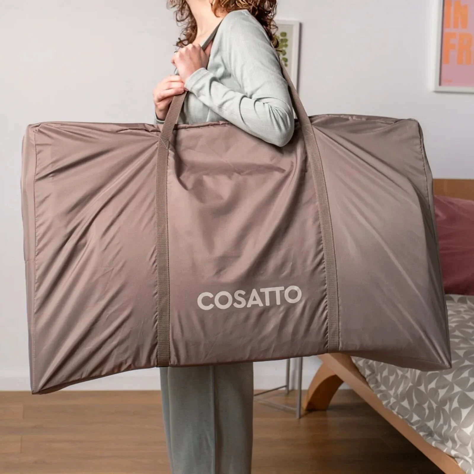 Cosatto Close to Me Folding Bedside Crib - Lollop - Image 13