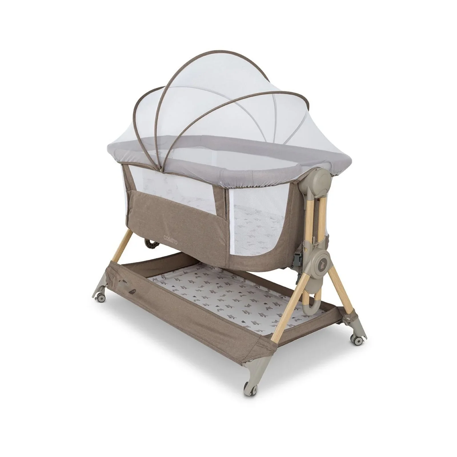 Cosatto Close to Me Folding Bedside Crib - Lollop - Image 3