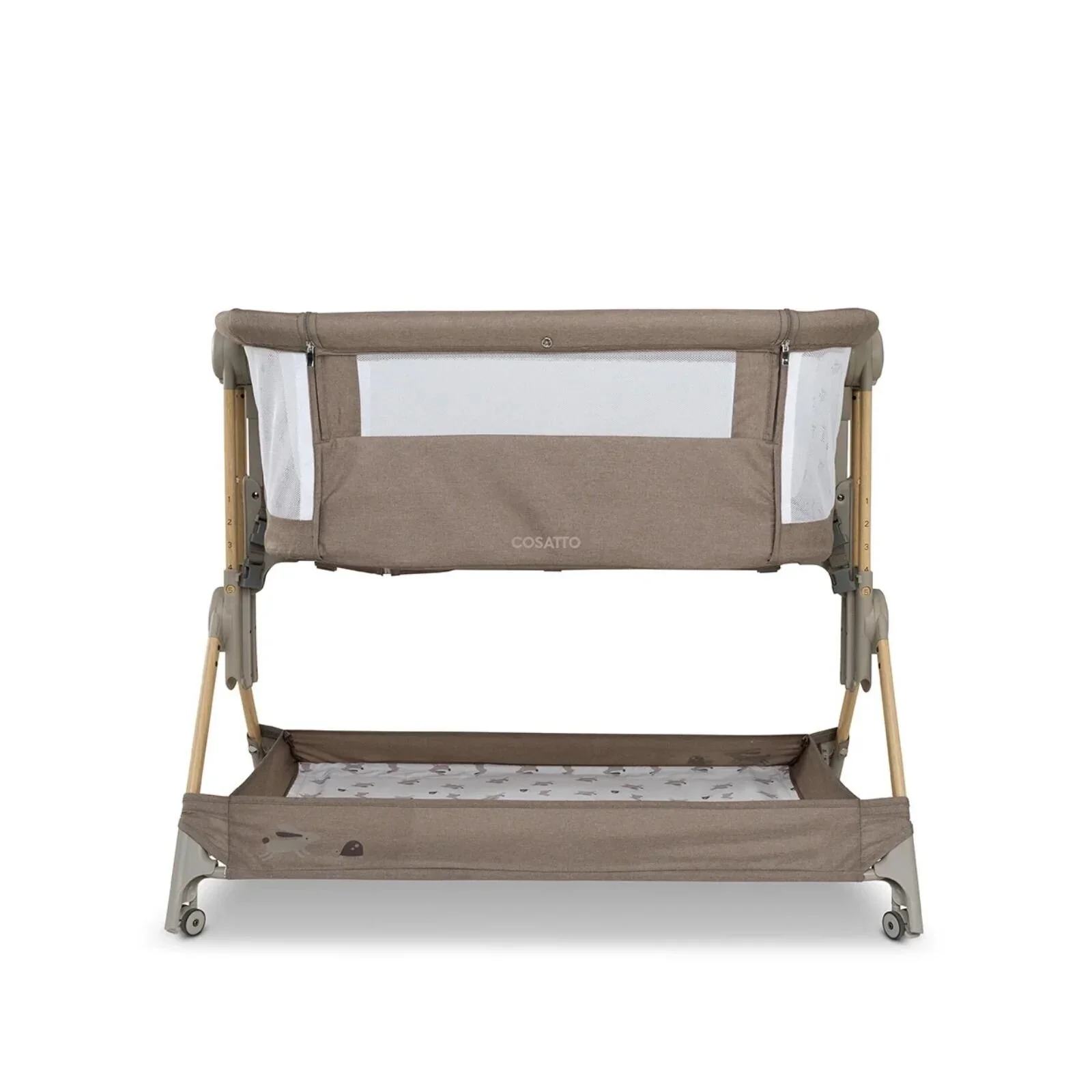 Cosatto Close to Me Folding Bedside Crib - Lollop - Image 4