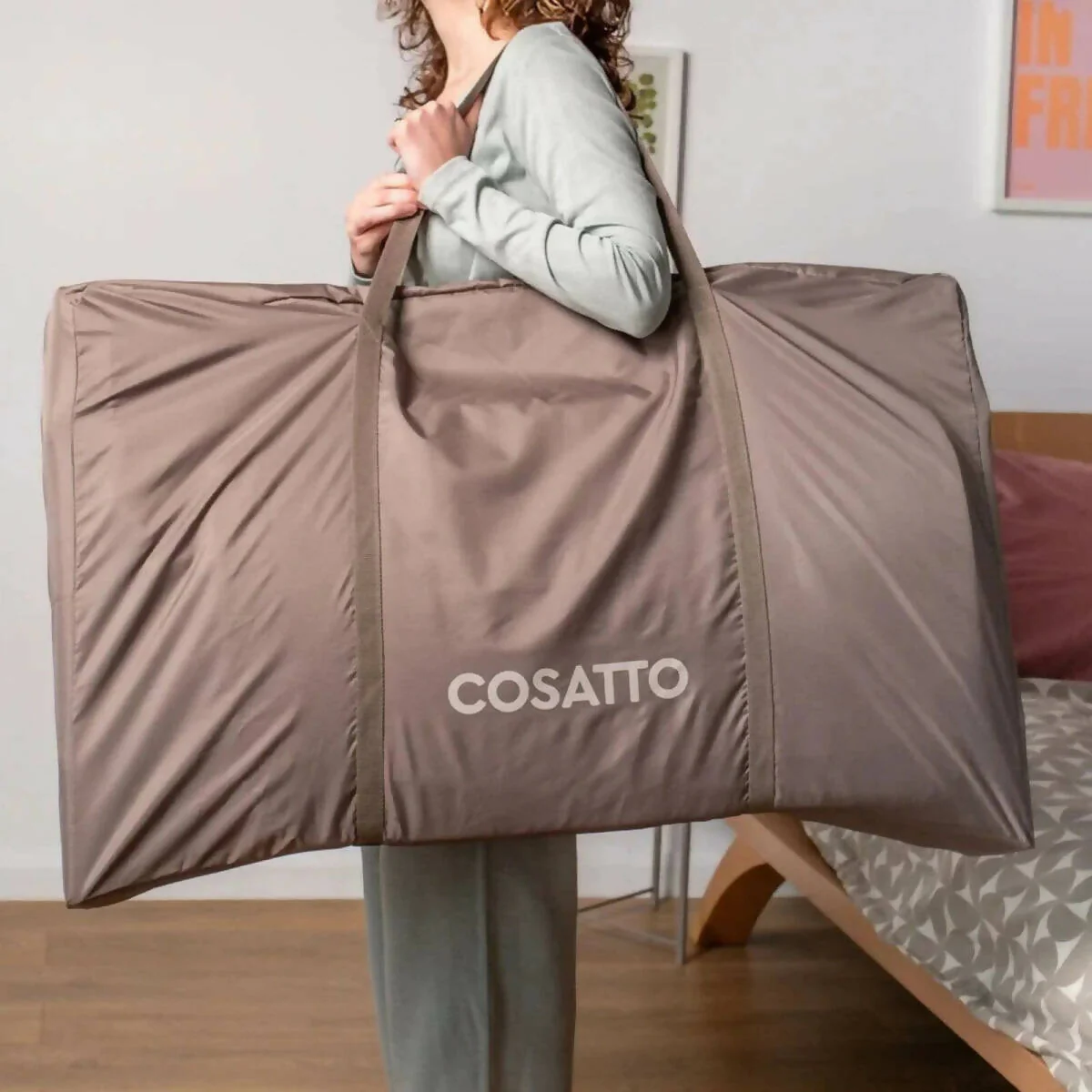 Cosatto Close to Me Folding Bedside Crib - Hoglet - Image 13