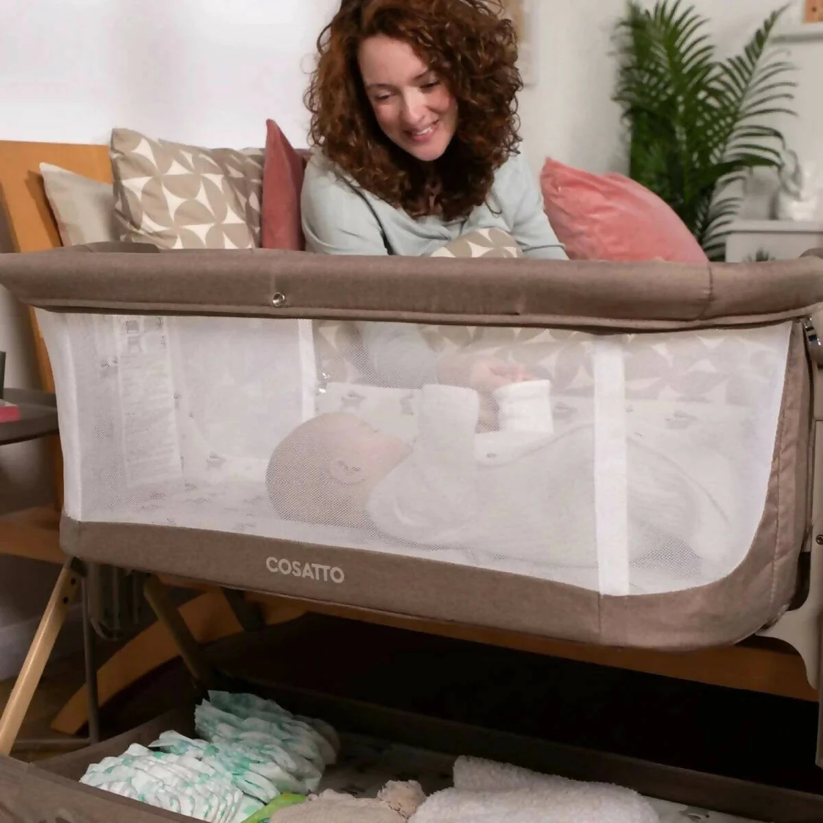 Cosatto Close to Me Folding Bedside Crib - Hoglet - Image 9