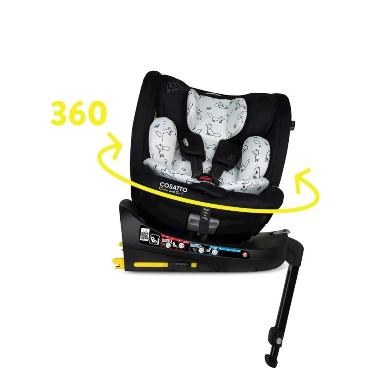 Cosatto Come and Go 2 i-Size 360 Car Seat - Foxed - Image 7