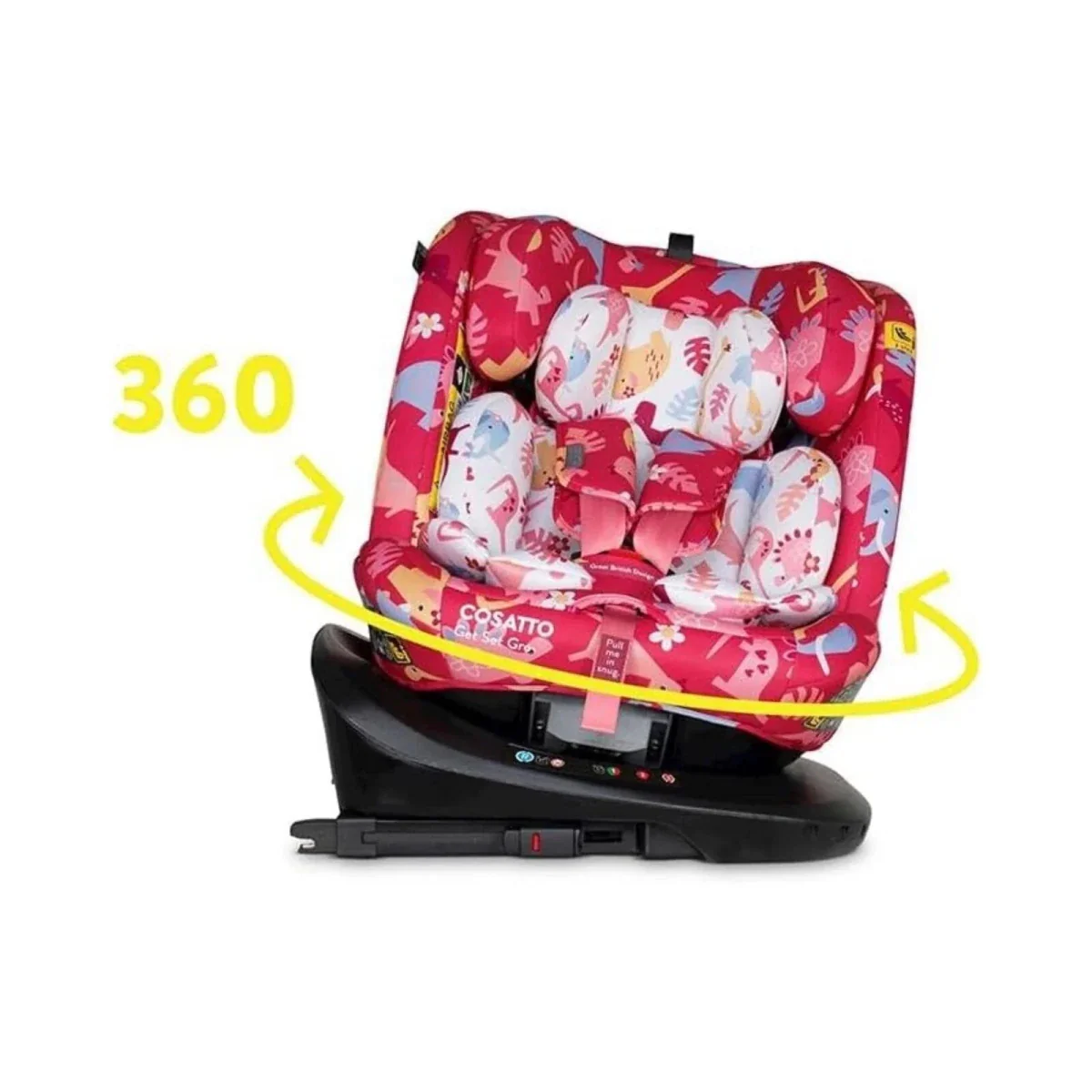 Cosatto Get Set Grow i-Size 360 Car Seat - Dino Delite - Image 2