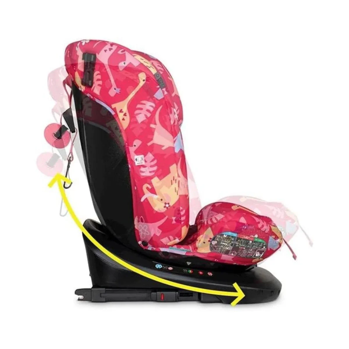 Cosatto Get Set Grow i-Size 360 Car Seat - Dino Delite - Image 3
