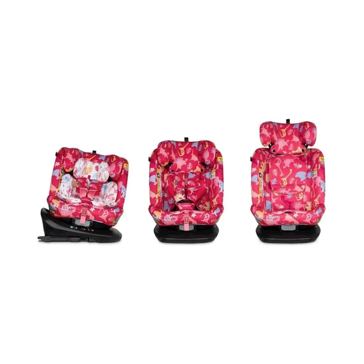 Cosatto Get Set Grow i-Size 360 Car Seat - Dino Delite - Image 5