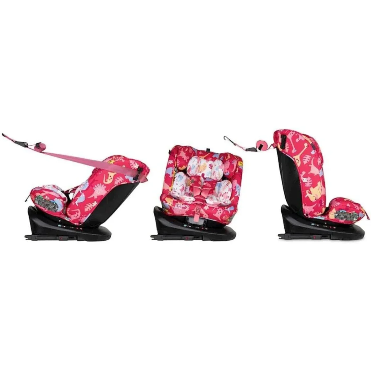 Cosatto Get Set Grow i-Size 360 Car Seat - Dino Delite - Image 6