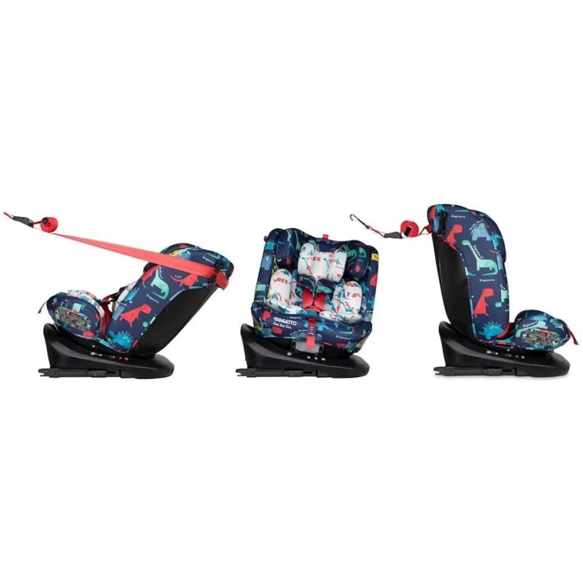 Cosatto Get Set Grow i-Size 360 Car Seat - D Is For Dino - Image 5