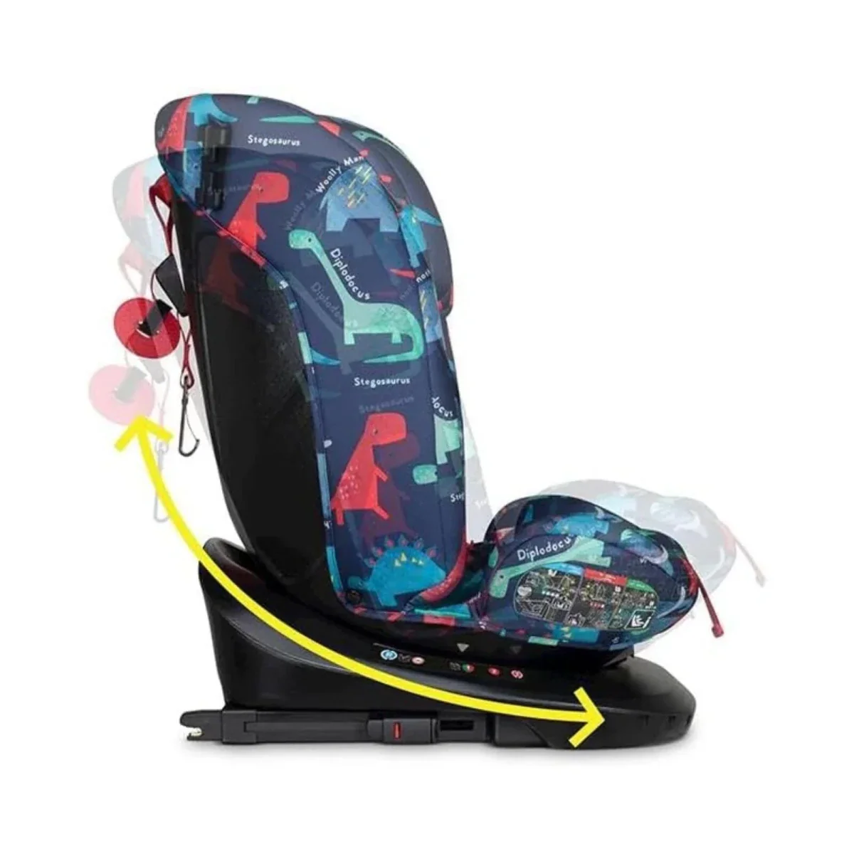 Cosatto Get Set Grow i-Size 360 Car Seat - D Is For Dino - Image 6