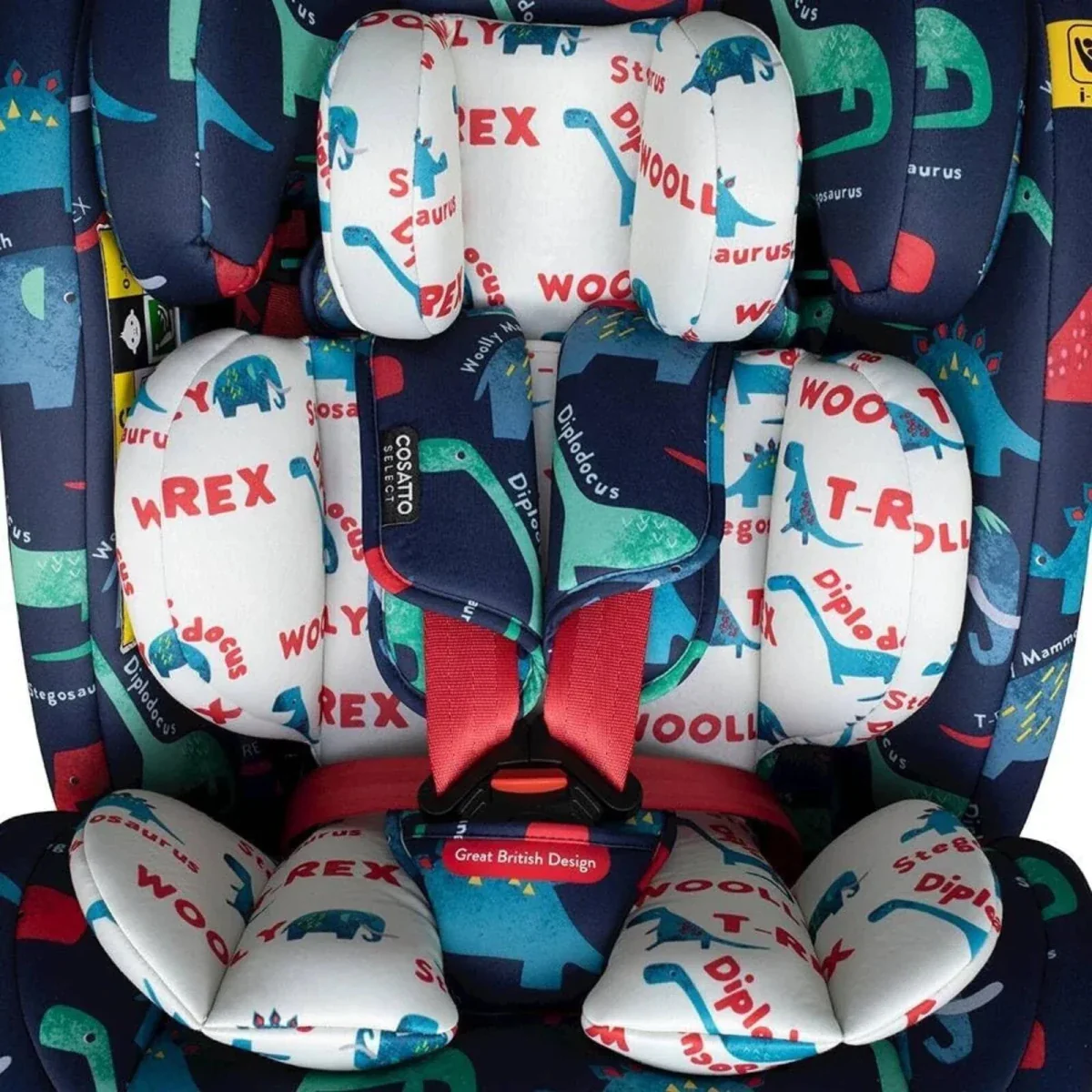 Cosatto Get Set Grow i-Size 360 Car Seat - D Is For Dino - Image 7