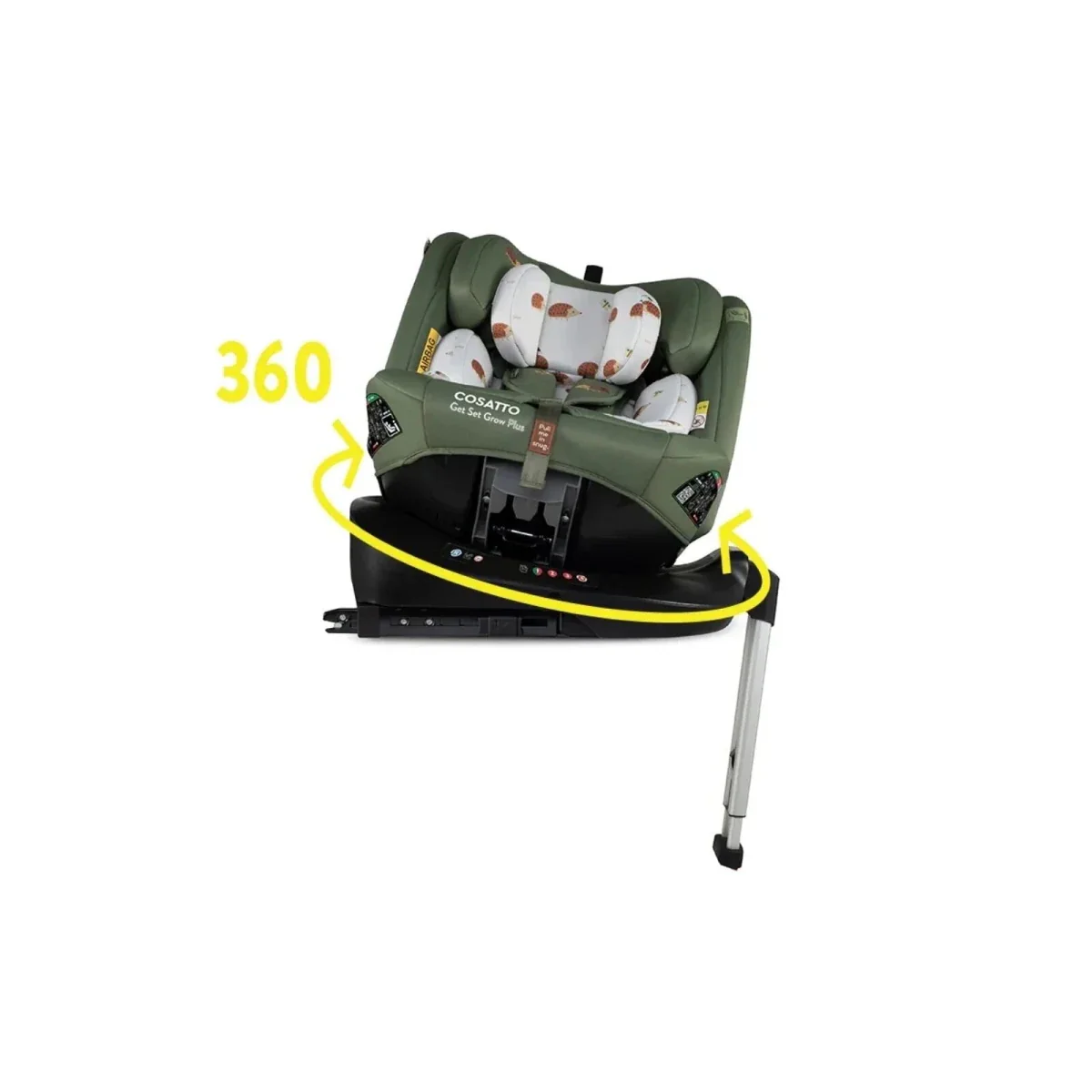 Cosatto Get Set Grow Plus i-Size Group 0+/1/2/3 360 Car Seat - Hoglet - Image 9