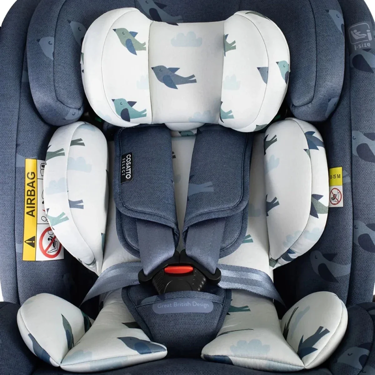 Cosatto Get Set Grow Plus i-Size Group 0+/1/2/3 360 Car Seat - Skylark - Image 4