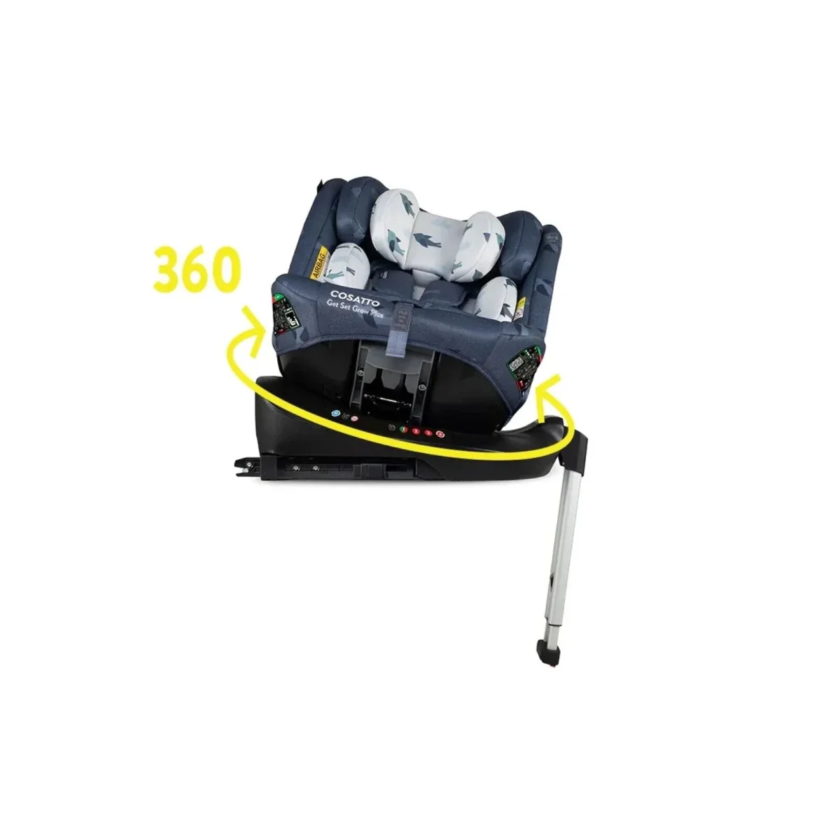 Cosatto Get Set Grow Plus i-Size Group 0+/1/2/3 360 Car Seat - Skylark - Image 9