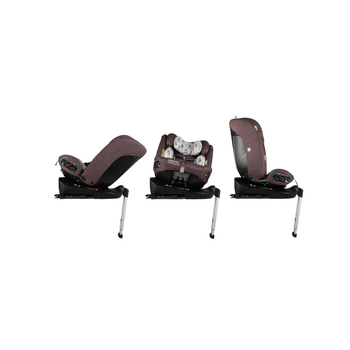 Cosatto Get Set Grow Plus i-Size Group 0+/1/2/3 360 Car Seat - Bear Hug - Image 8
