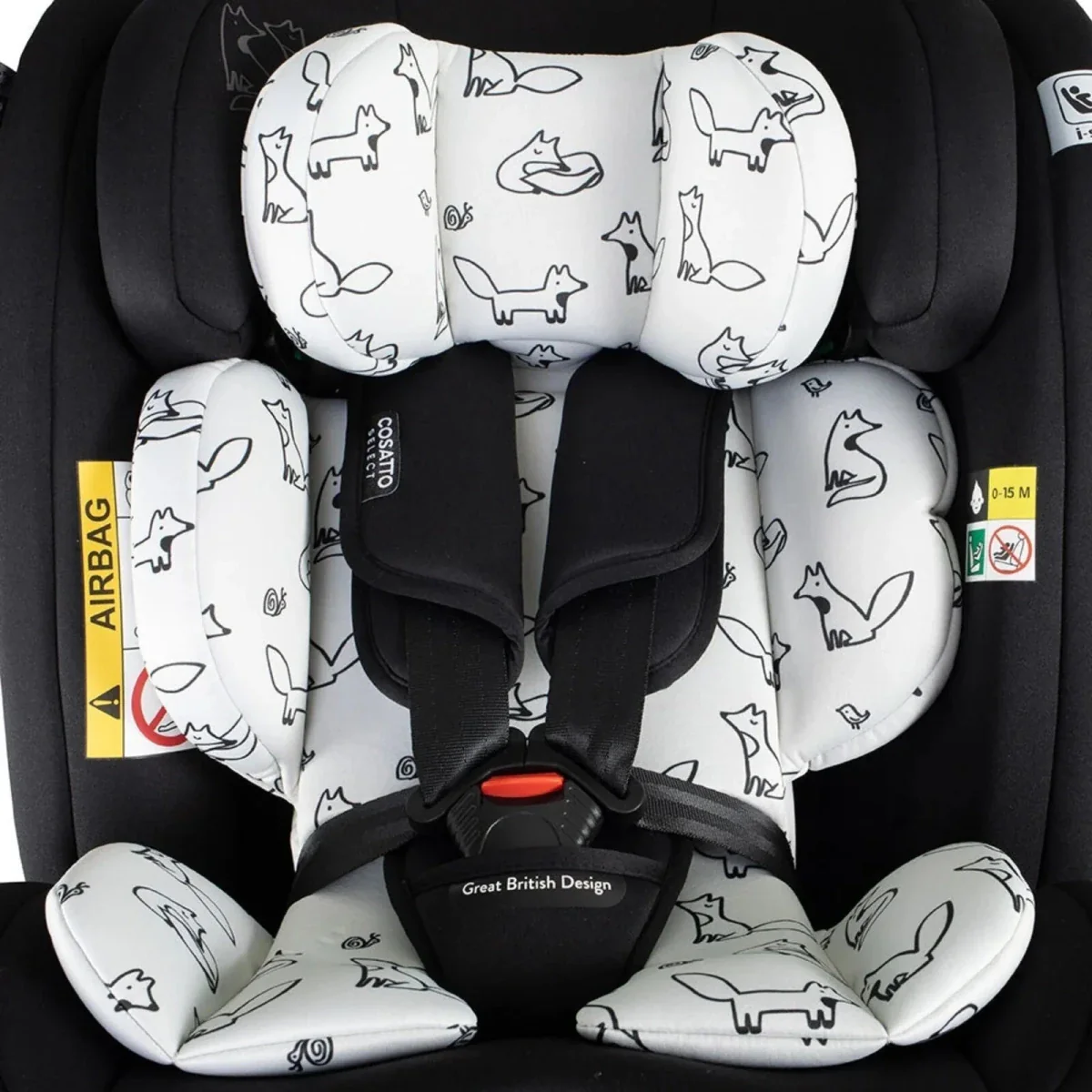 Cosatto Get Set Grow Plus i-Size Group 0+/1/2/3 360 Car Seat - Foxed - Image 4