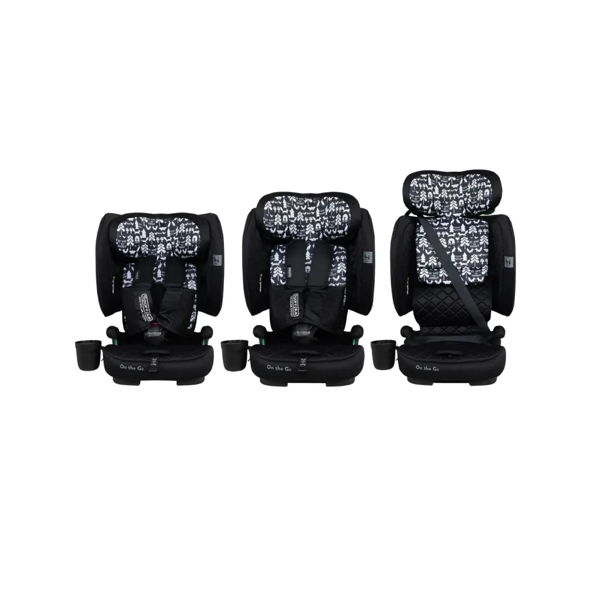 Cosatto On The Go i-Size Travel Car Seat - Silhouette - Image 2